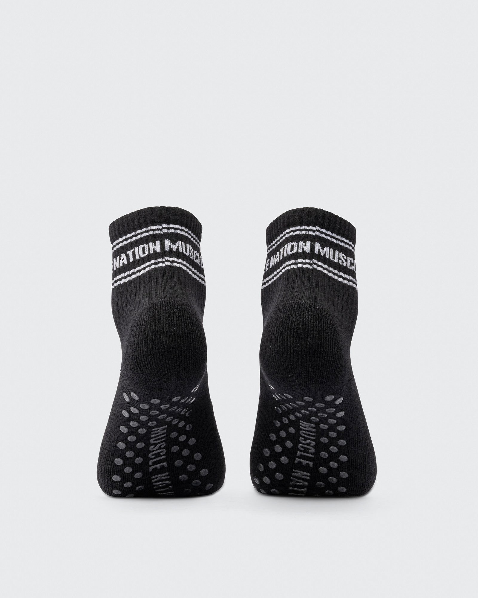 1/4 Crew Grip Sock - 1Pack - Black