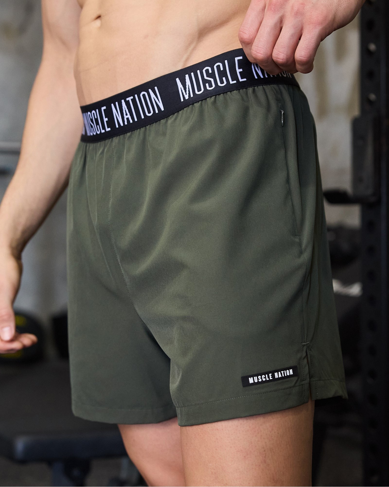 Level Up Training 4" Shorts - Dark Khaki