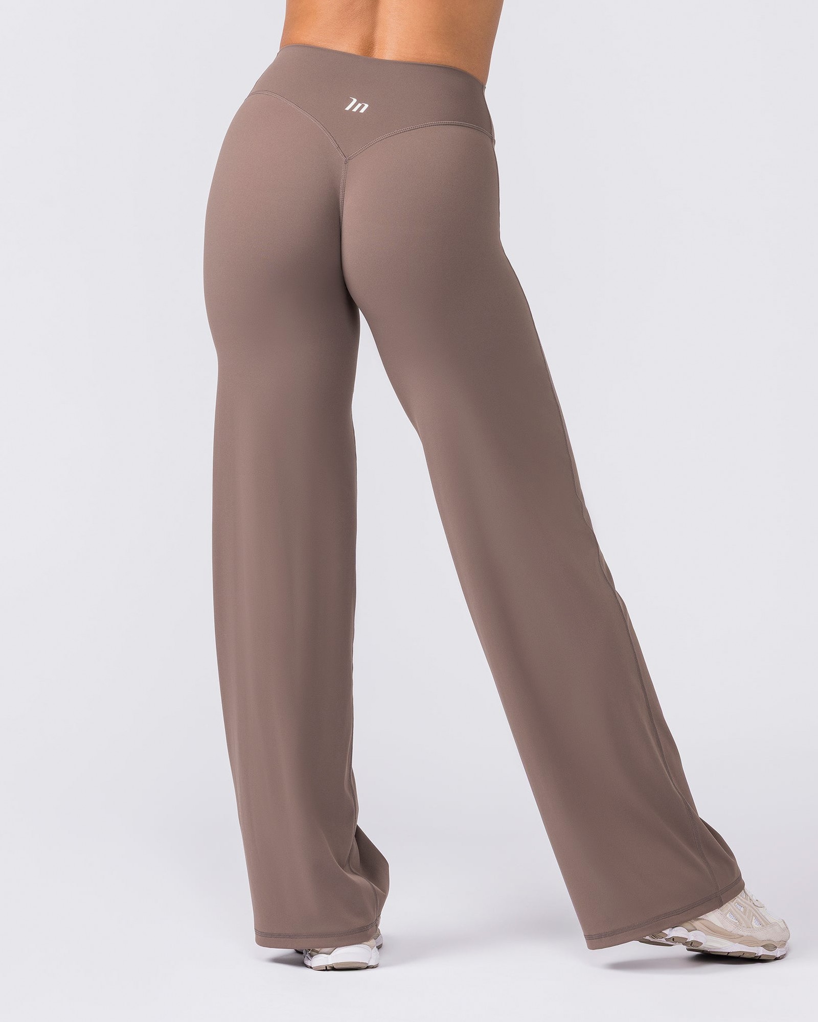 Aura Straight Leg Leggings Regular - Taupe