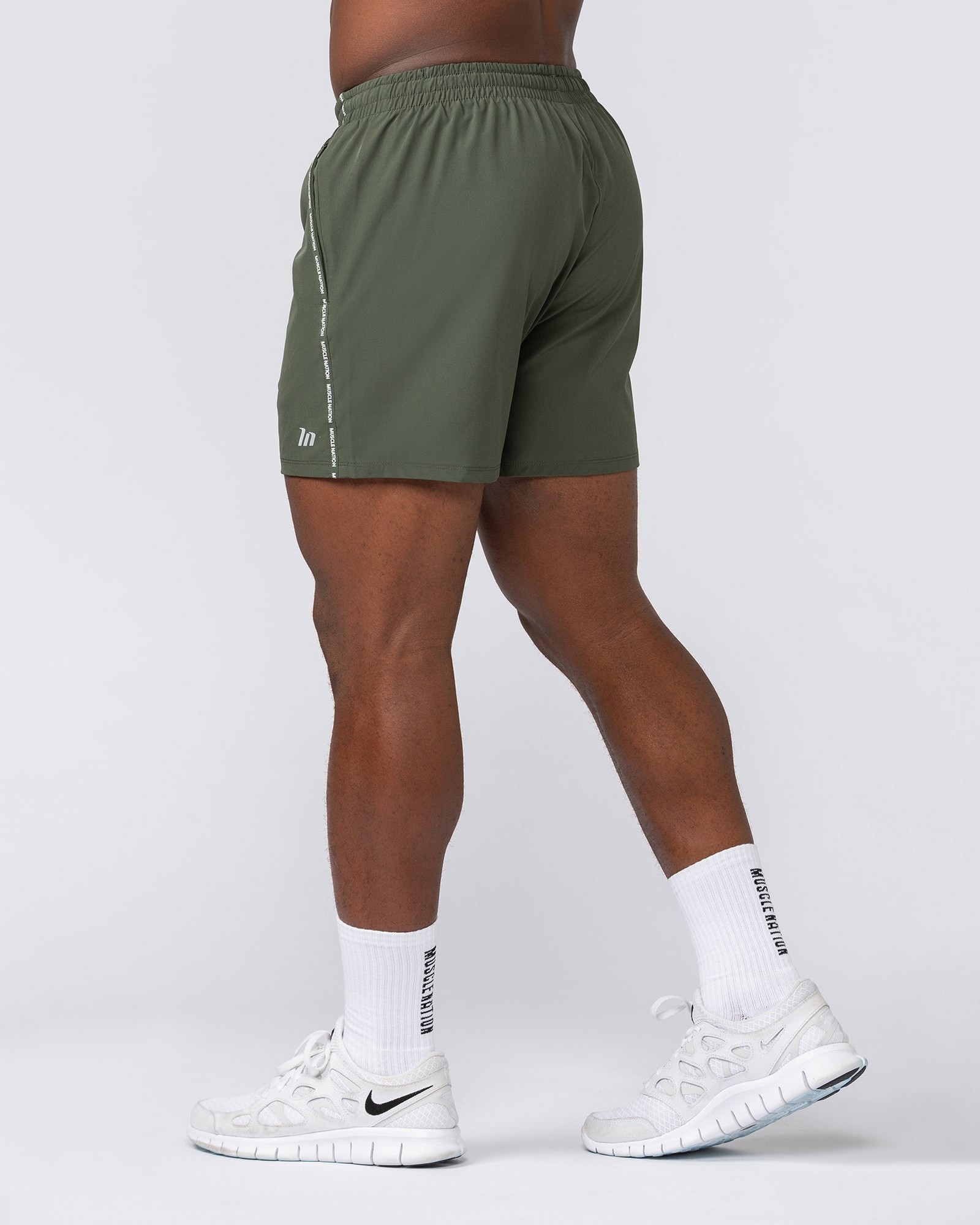 Iconic New Heights 4" Shorts - Dark Khaki
