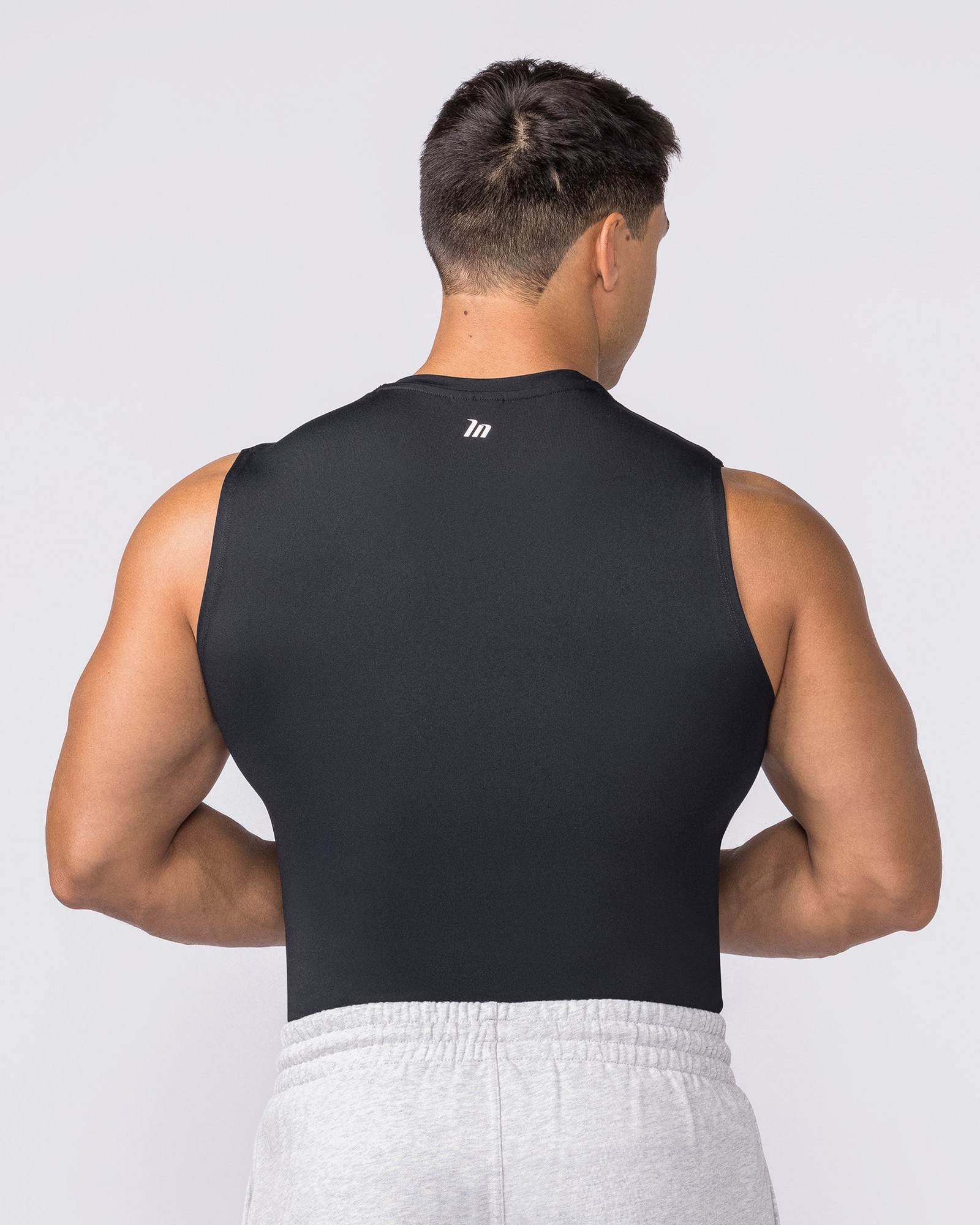 Apex Sleeveless Tee - Black
