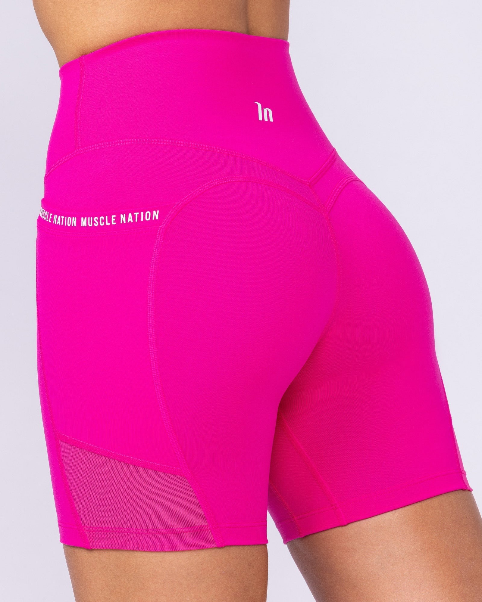 Illusion Signature Pocket Bike Shorts - Cosmo
