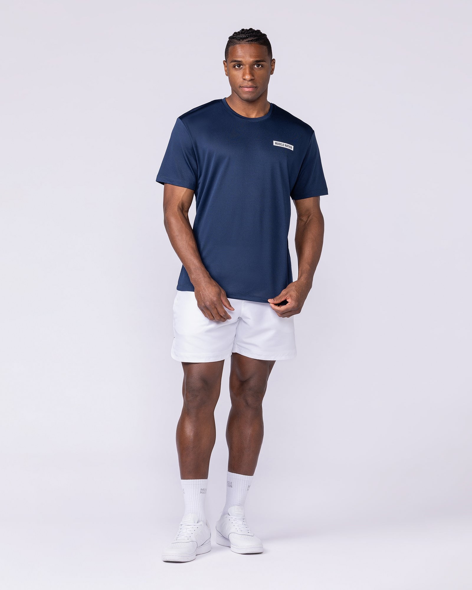 Relaxed Active Tee - Navy