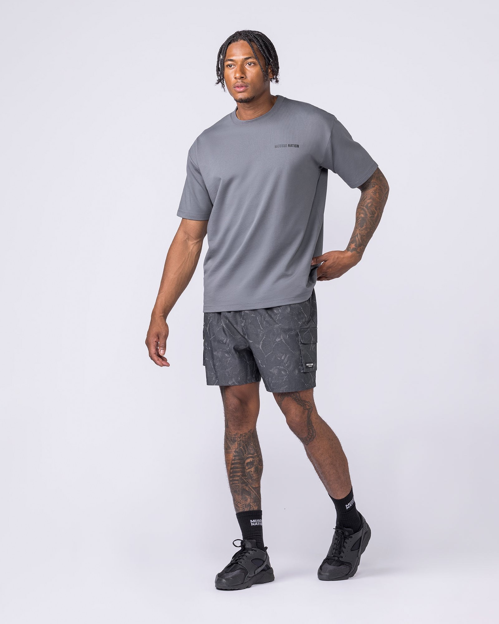 Essential Regular Fit Tee - Mid Grey