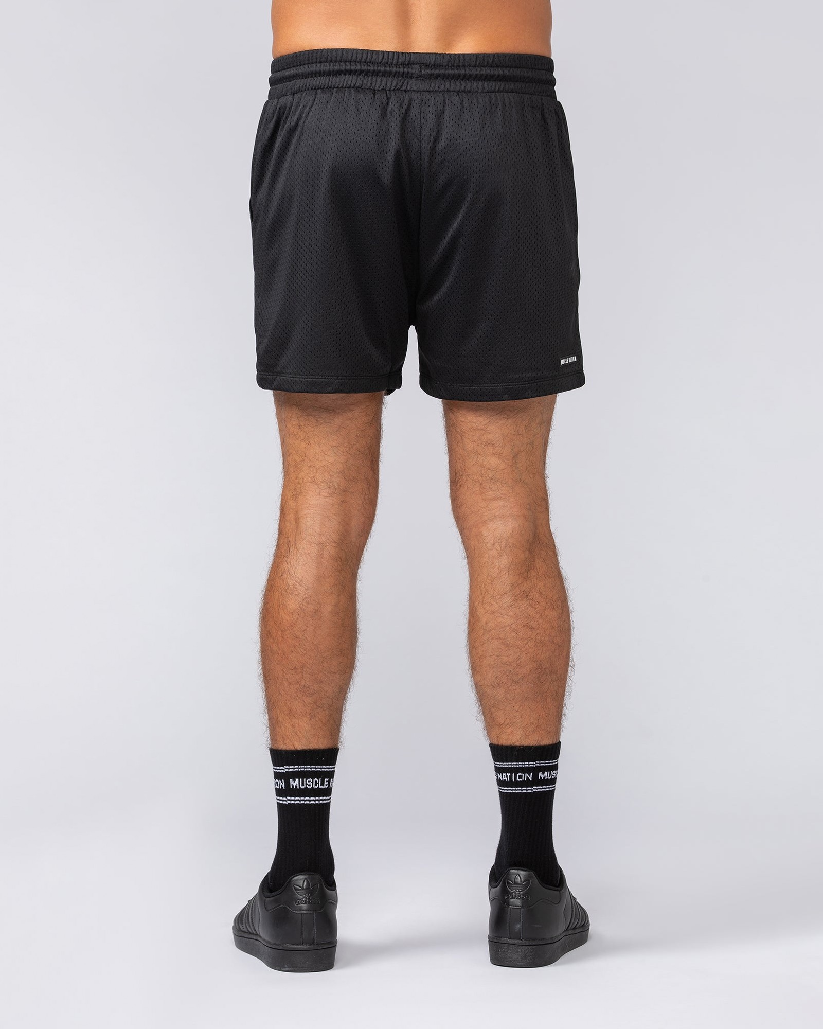 Heritage Crest Lay Up 3.5" Shorts - Black