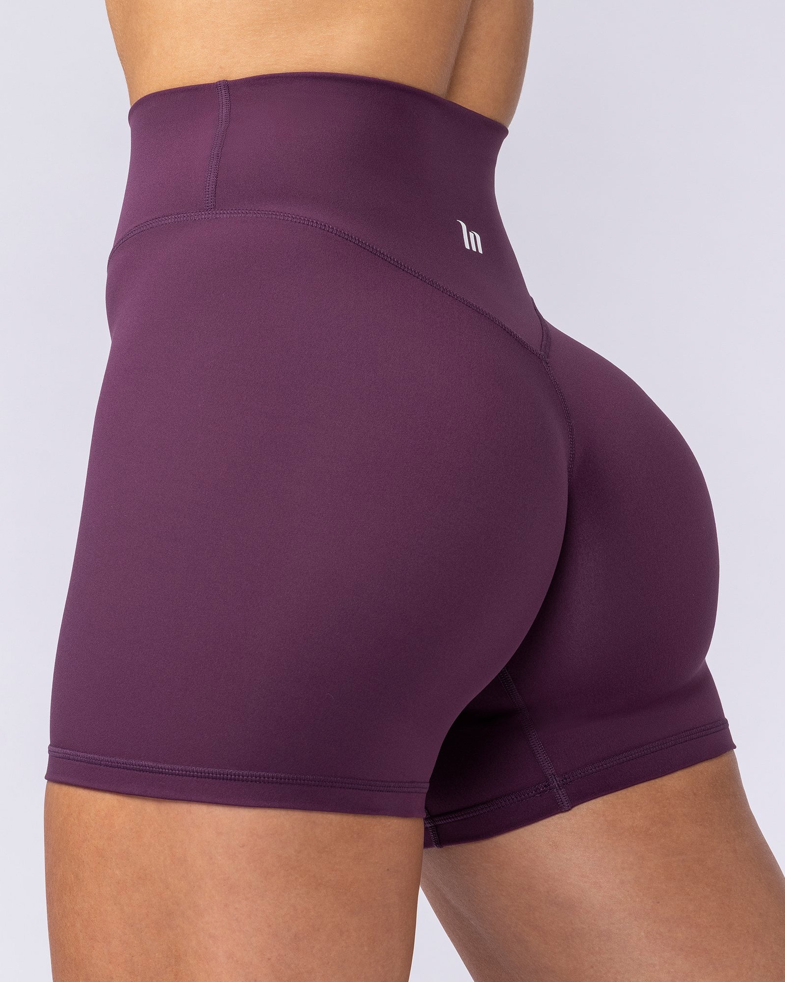 Liberty High Rise Midway Shorts - Cranberry