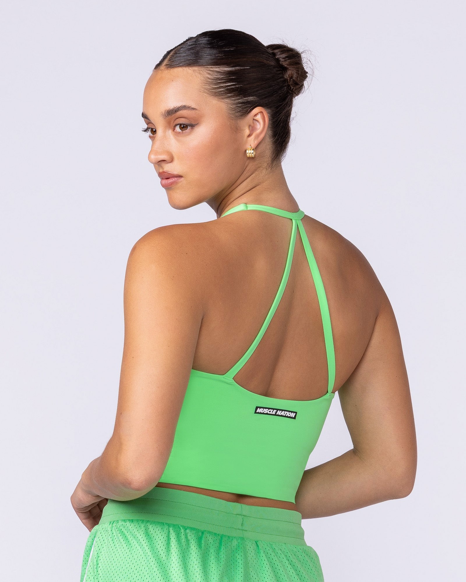 Captivate Bra Tank - Key Lime