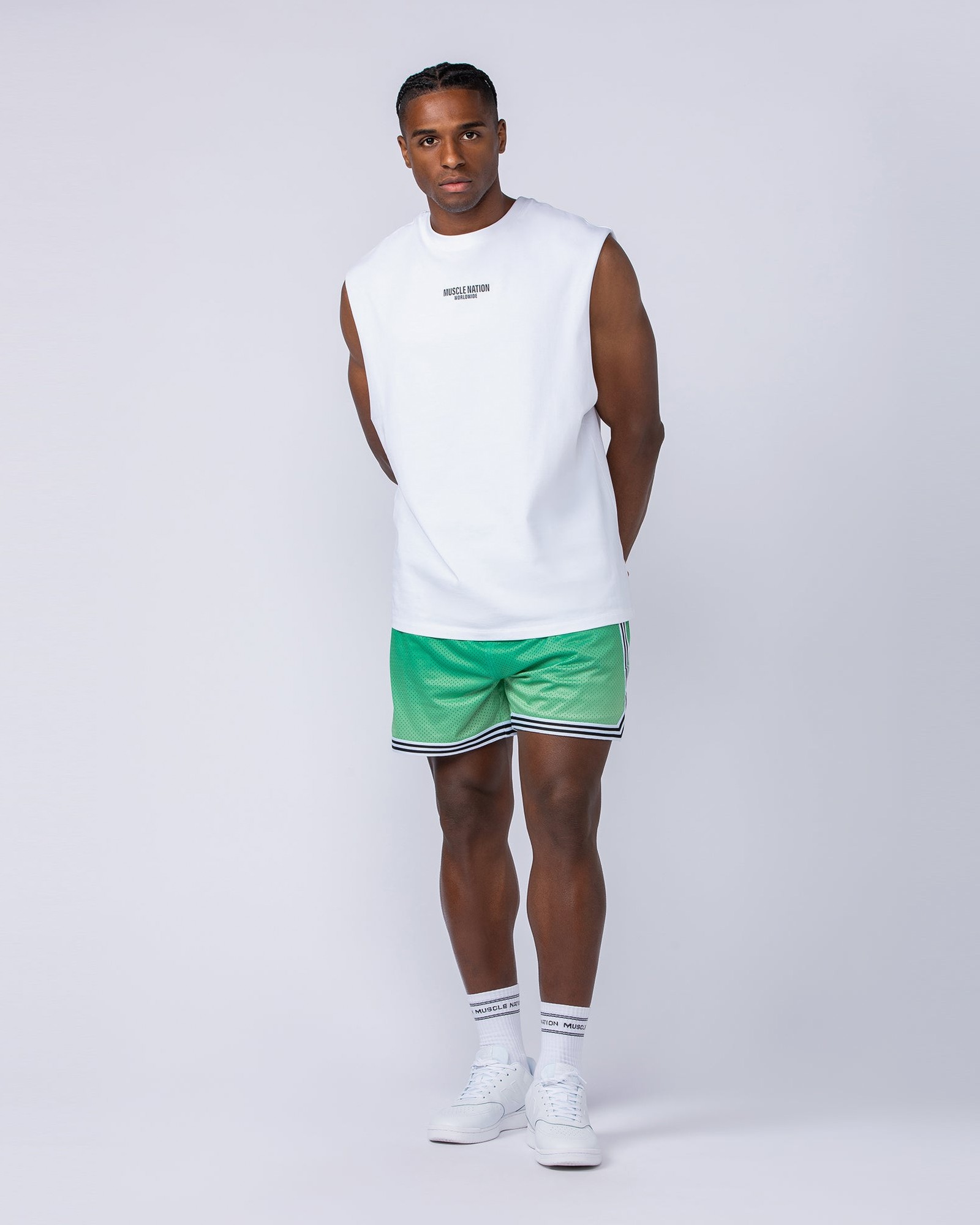 Stadium Basketball 5" Shorts - Clover Ombre Print