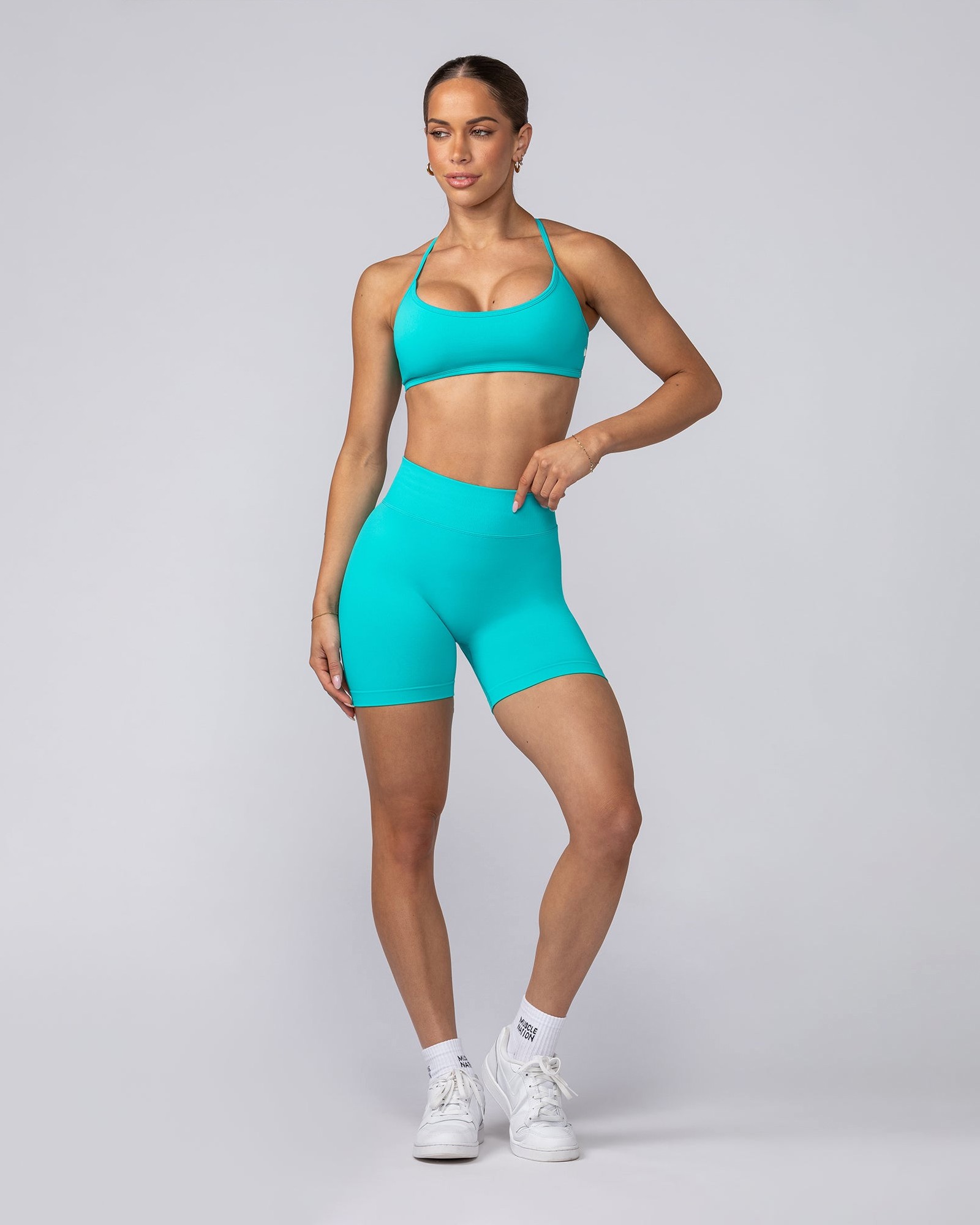 Sculpt Seamless Bralette - Cyan
