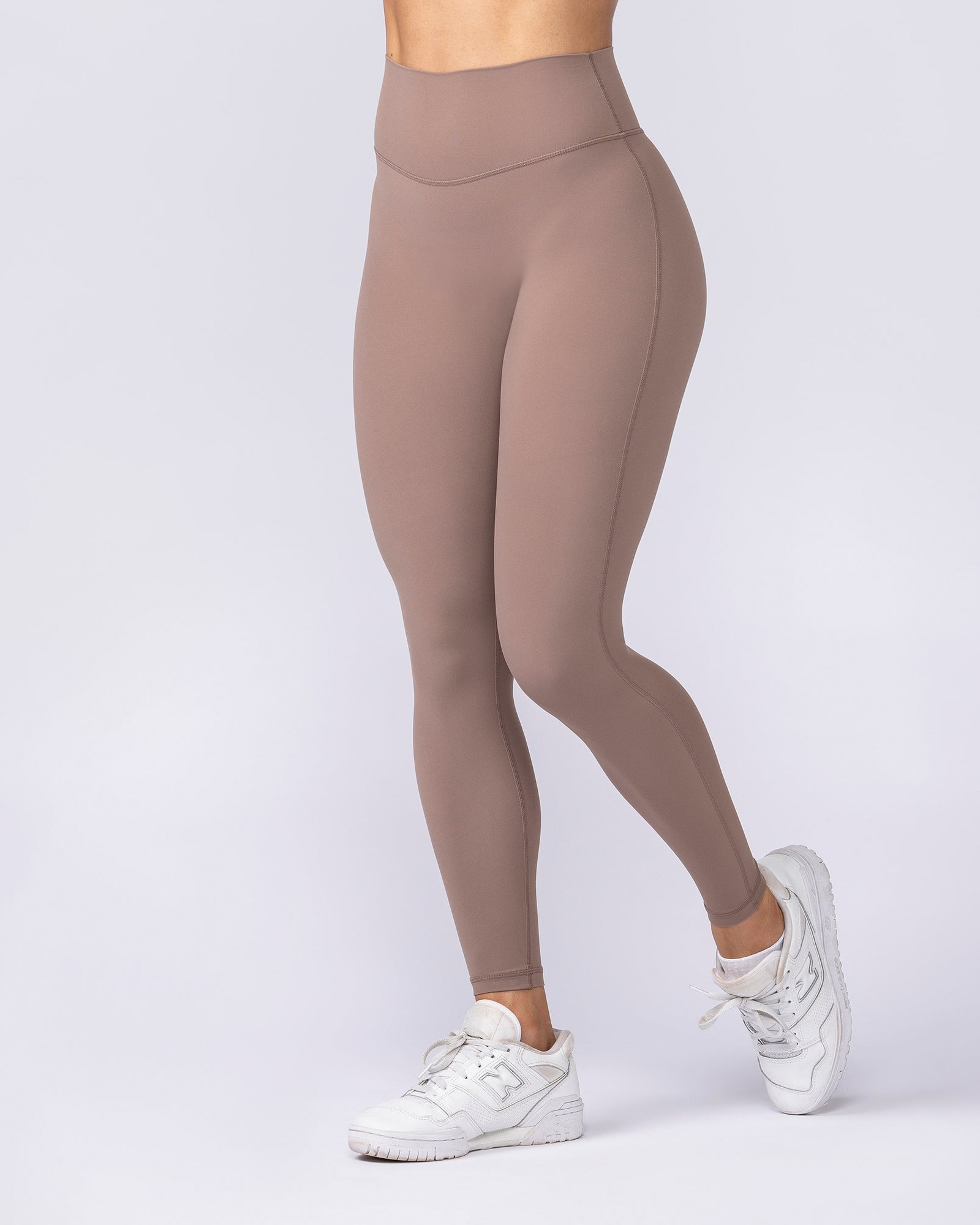 Aura Peachy Invisible Scrunch Ankle Leggings - Cookie