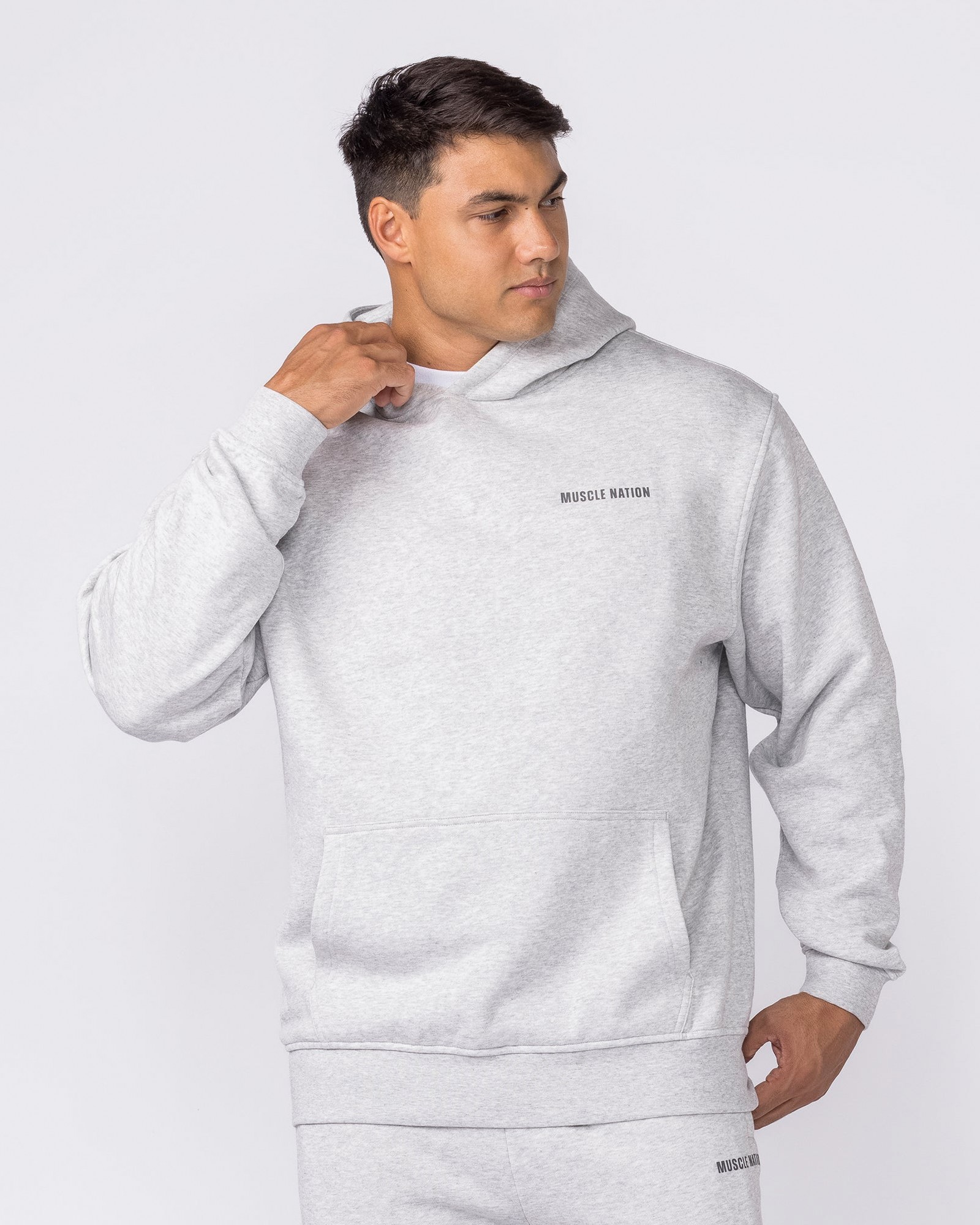 Essential Hoodie - Grey Marl