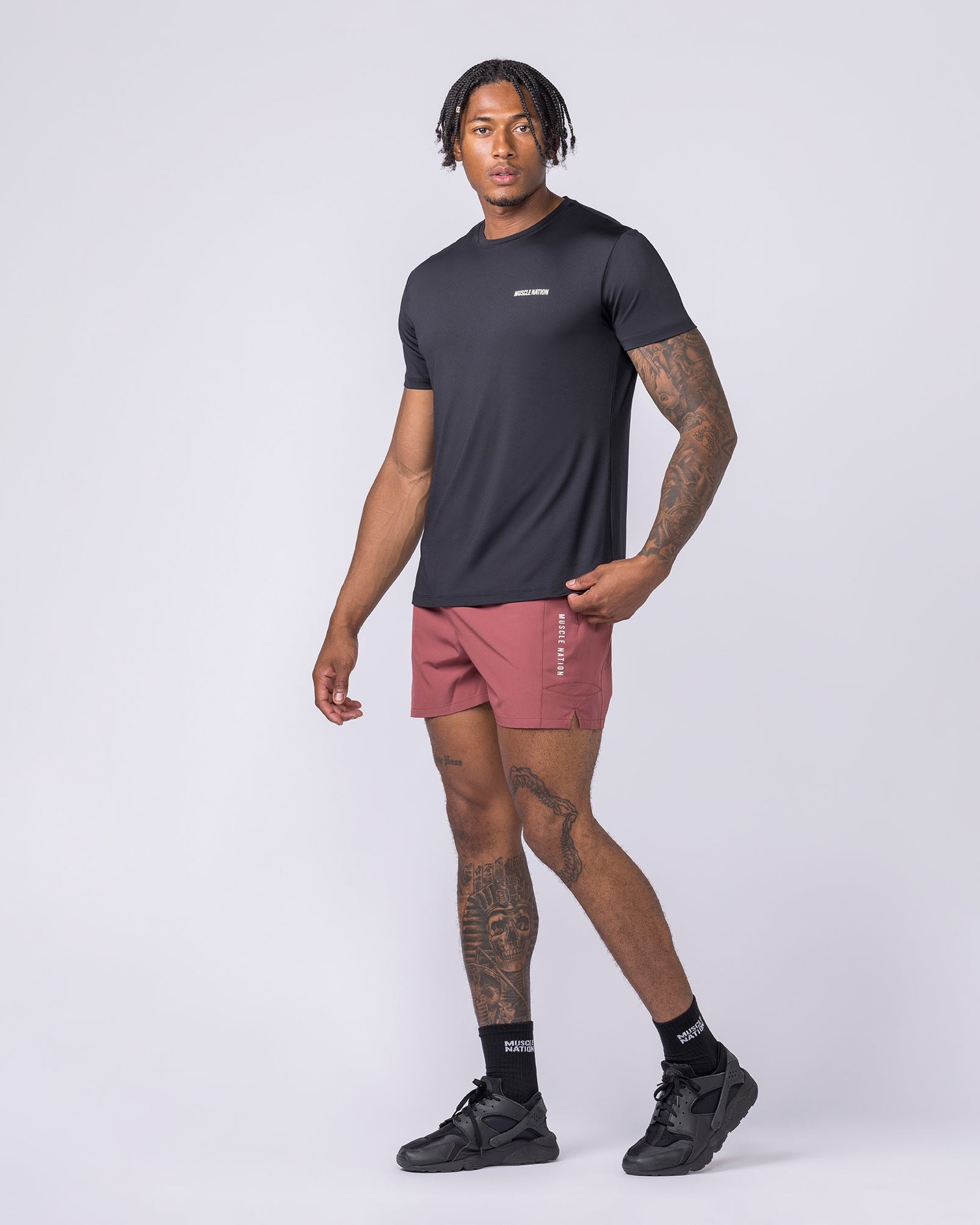 Streamline Training 3" Shorts - Rust