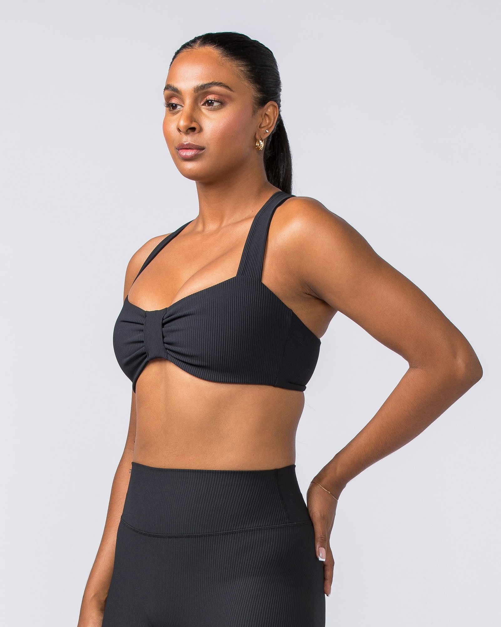 Lush Rib Bralette - Black