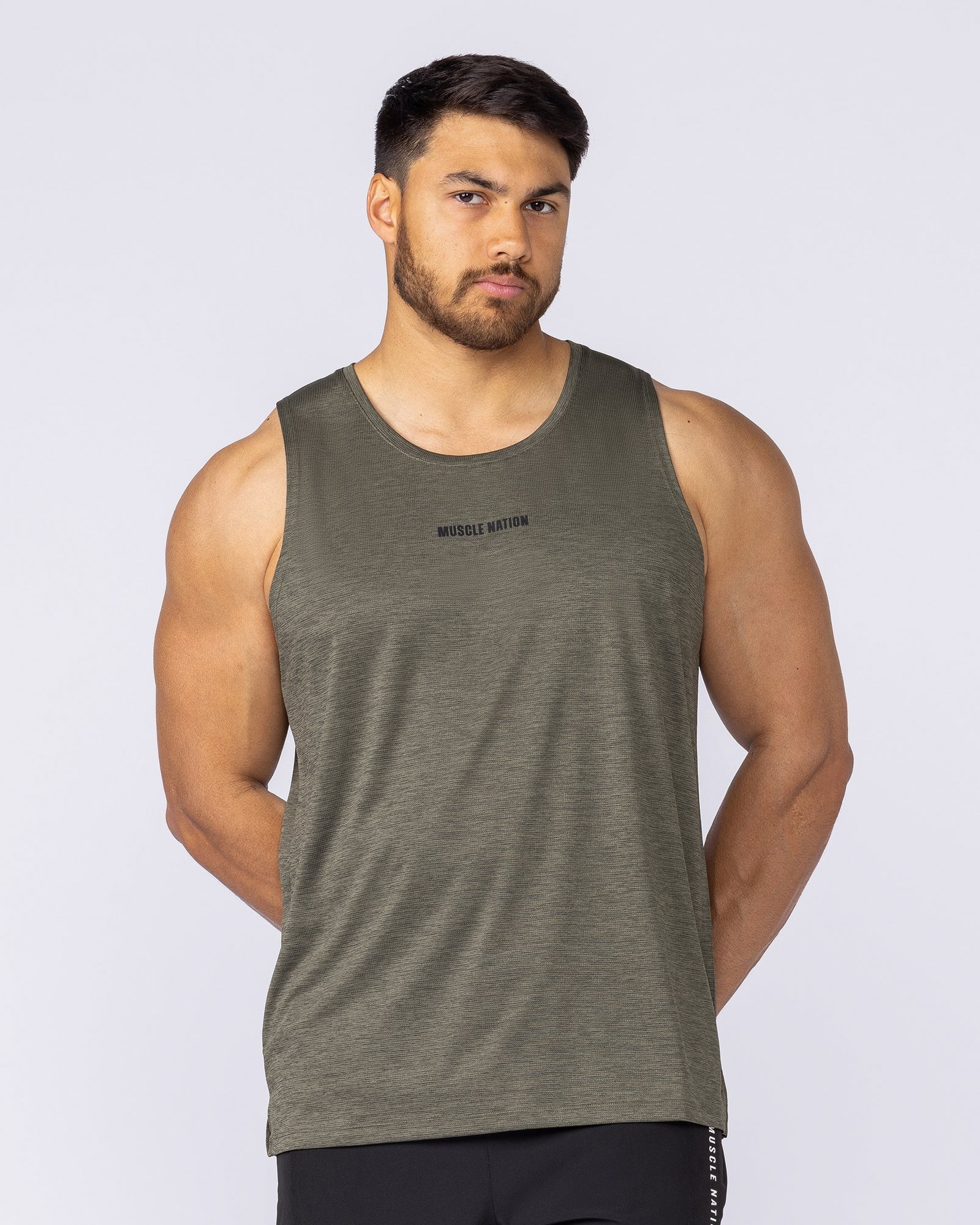 Aero Active Tank - Dark Khaki