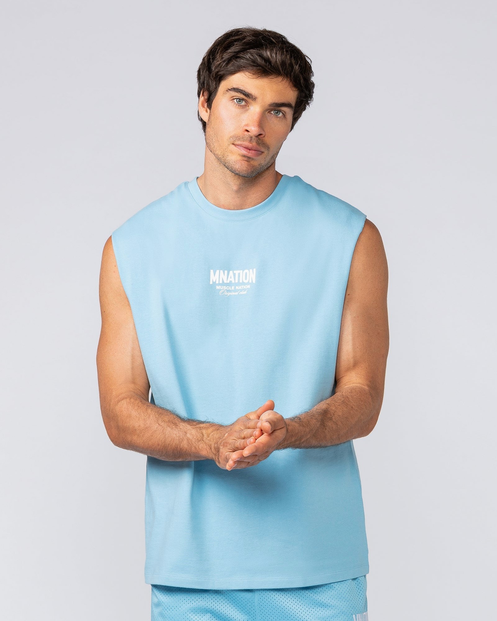 Heritage Muscle Tank - Light Blue