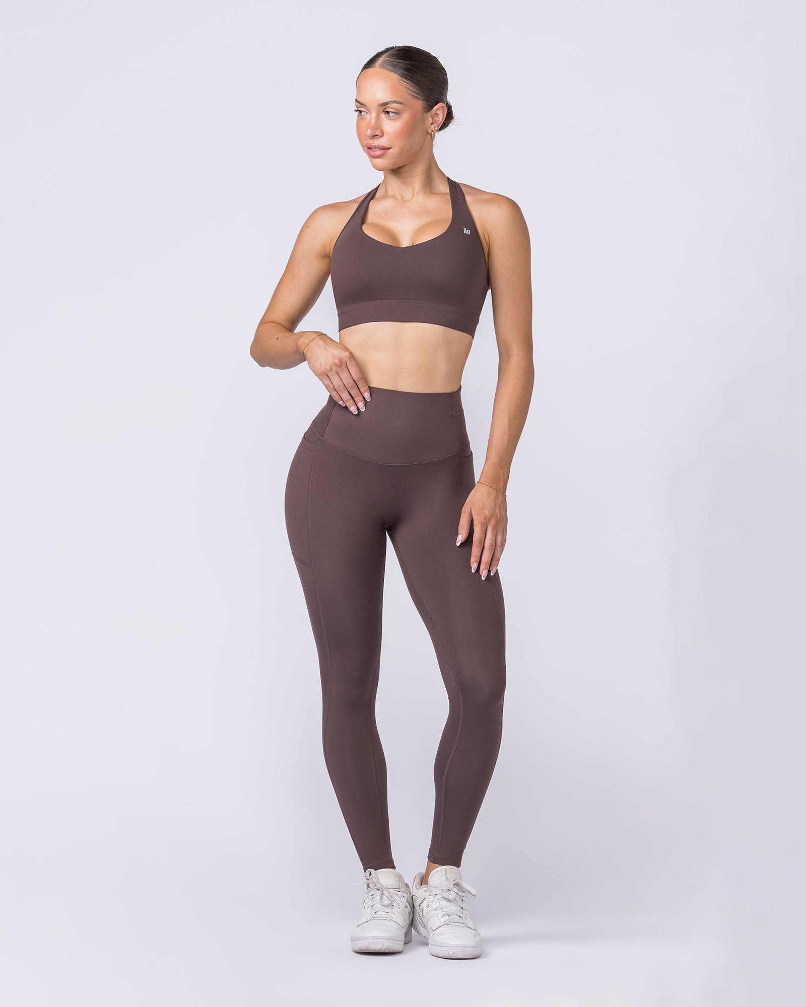 Unrivalled Everyday Pocket Ankle Leggings - Cola