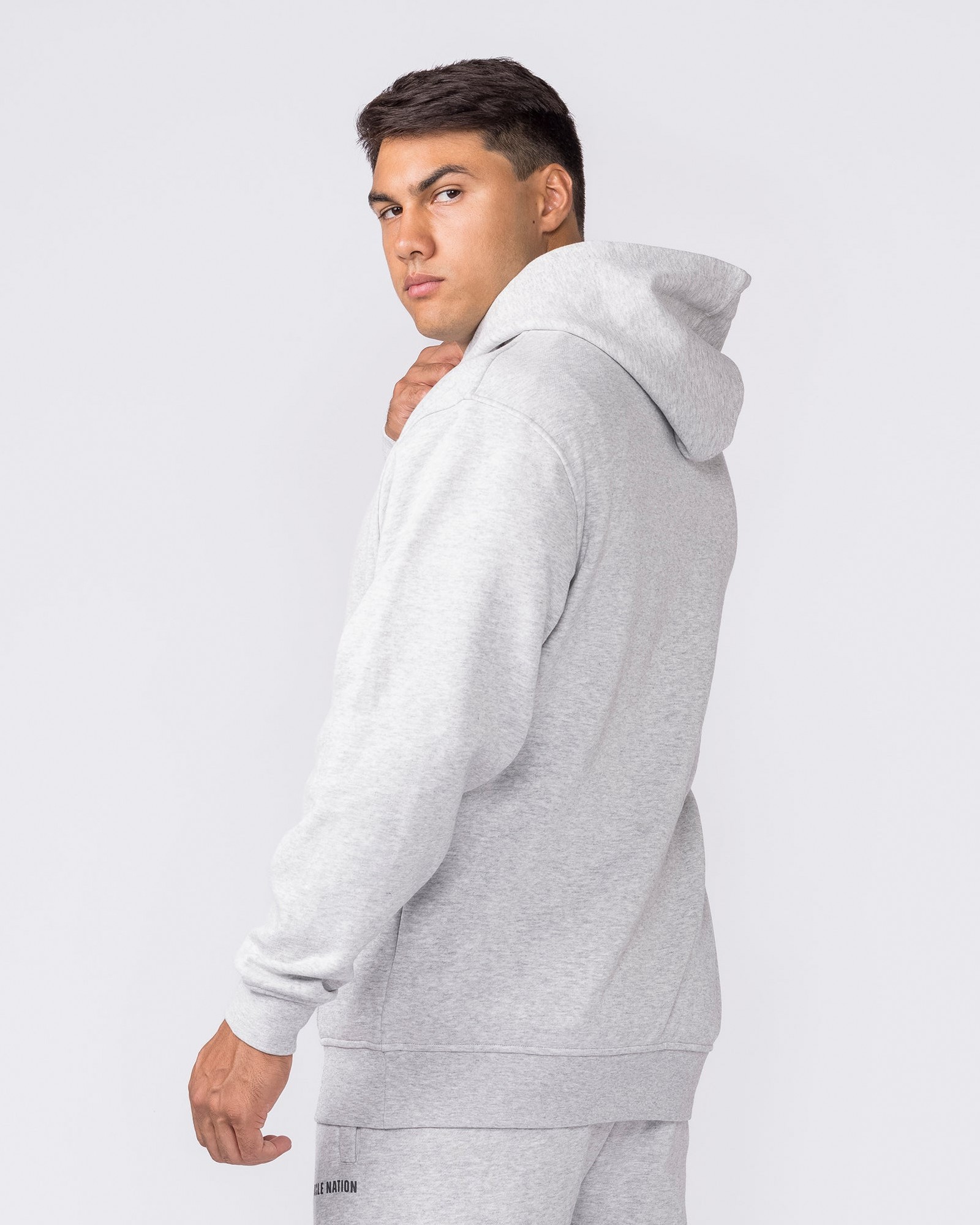Essential Hoodie - Grey Marl