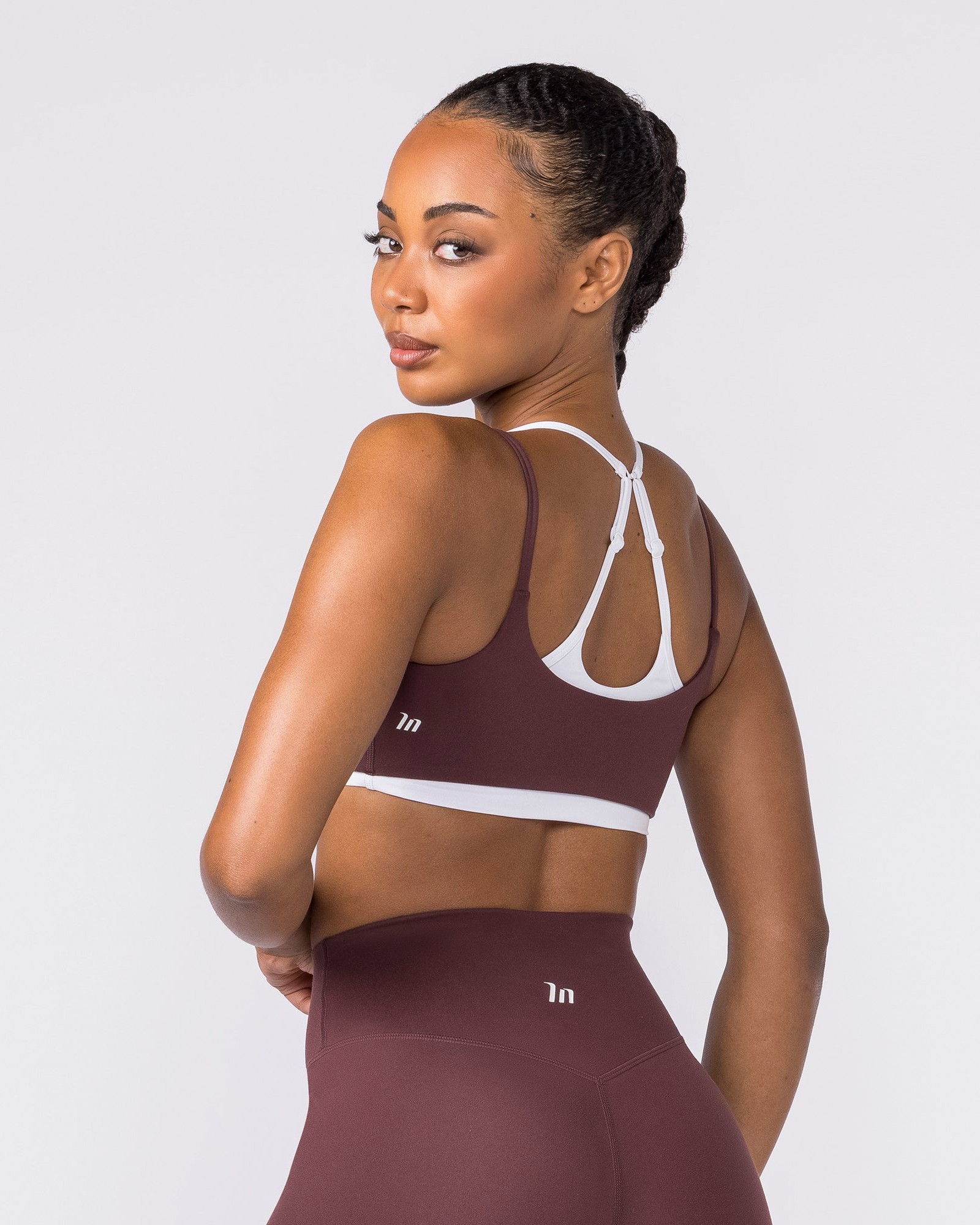 Duo Bralette - White/Rocky Road