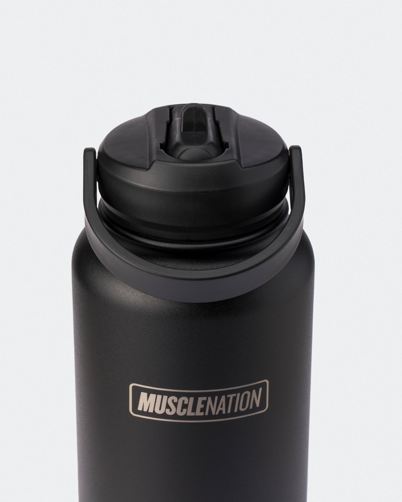 1L Insulated Water Bottle - Black