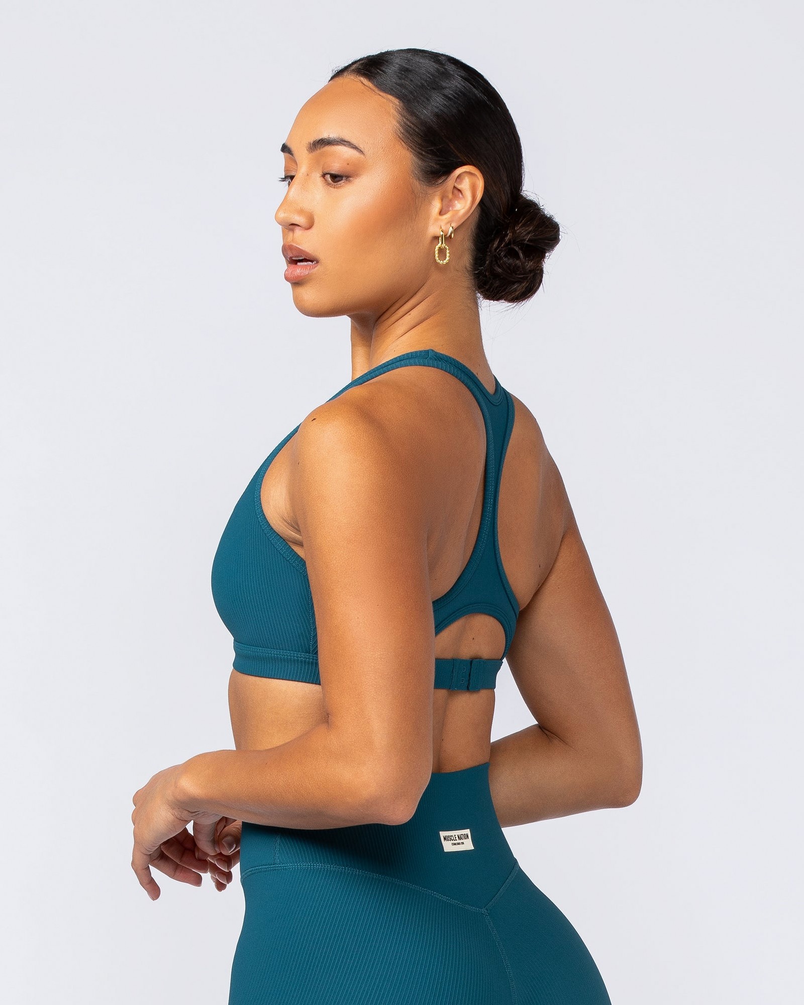 Drew Rib Bra - Dark Marine