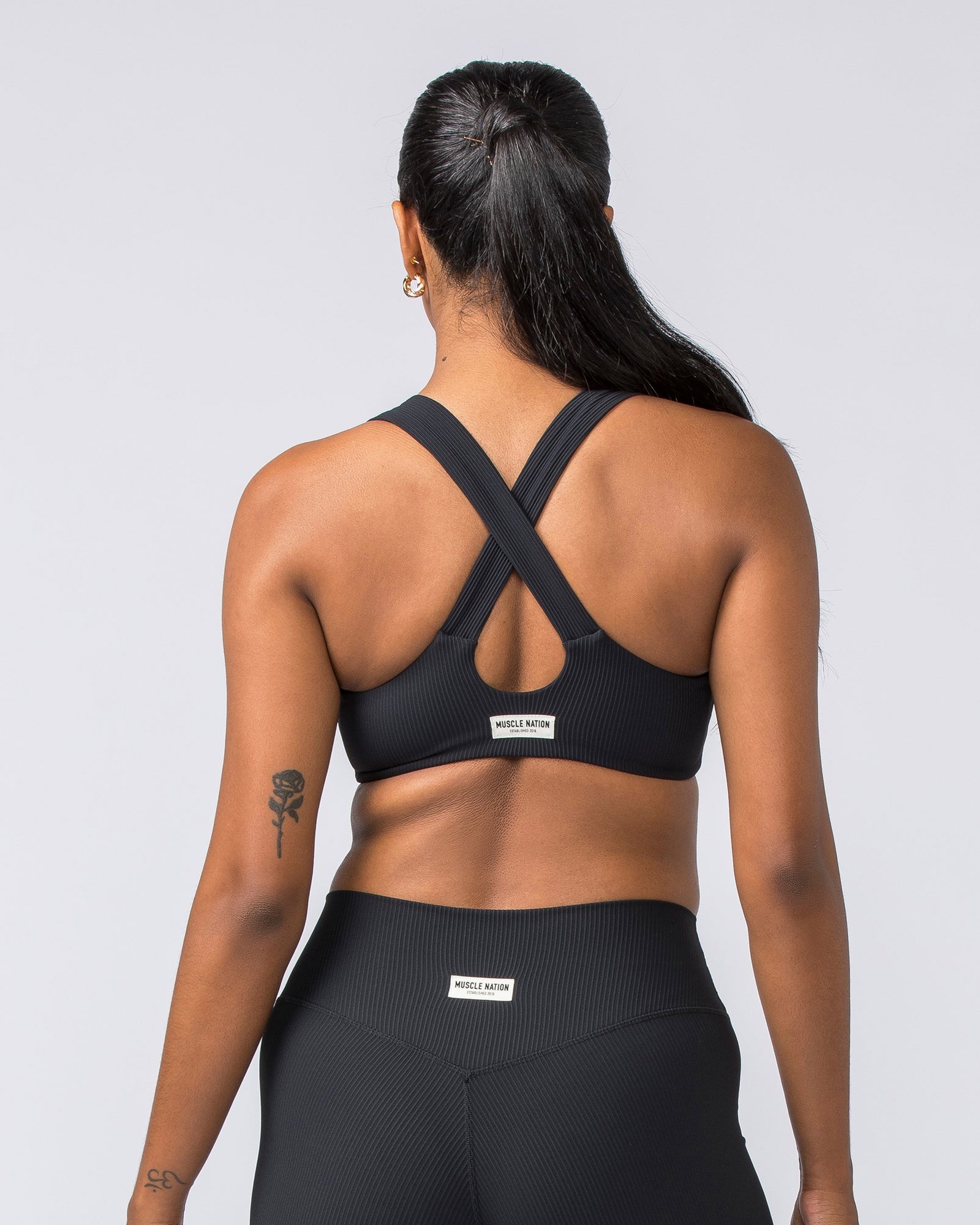 Lush Rib Bralette - Black