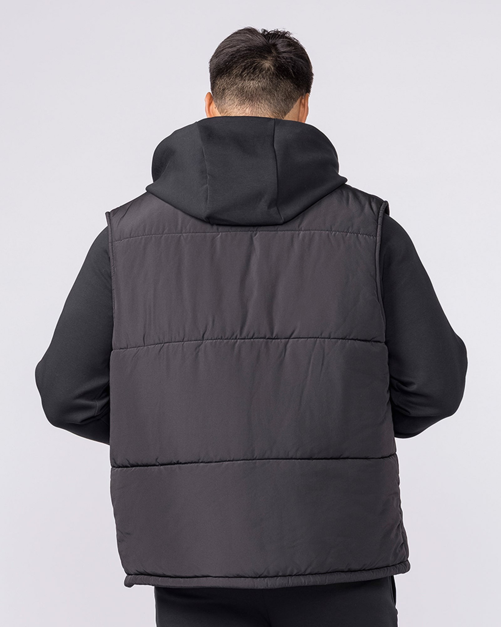 Essential Puffer Vest - Black
