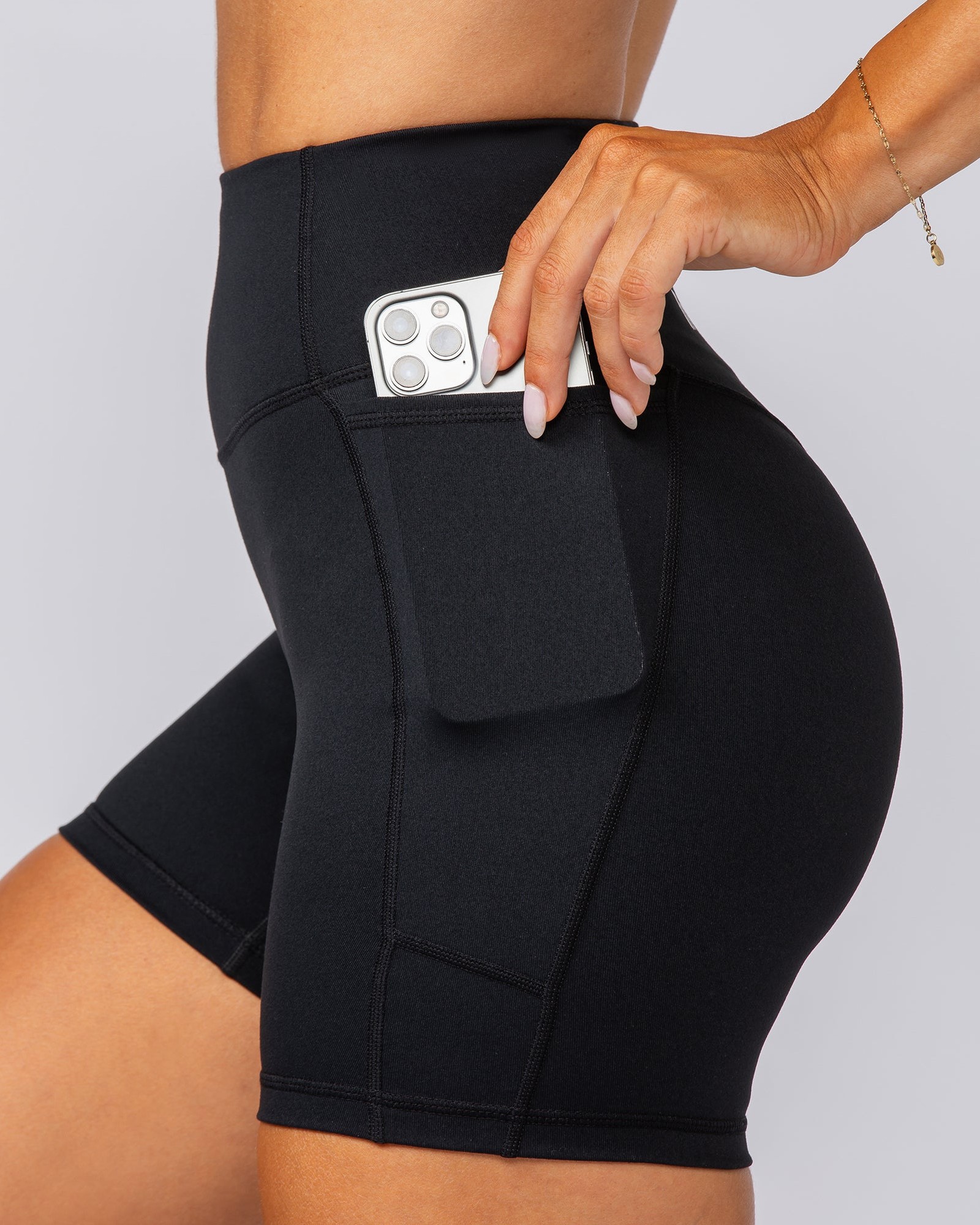 Agility Pocket Bike Shorts - Black