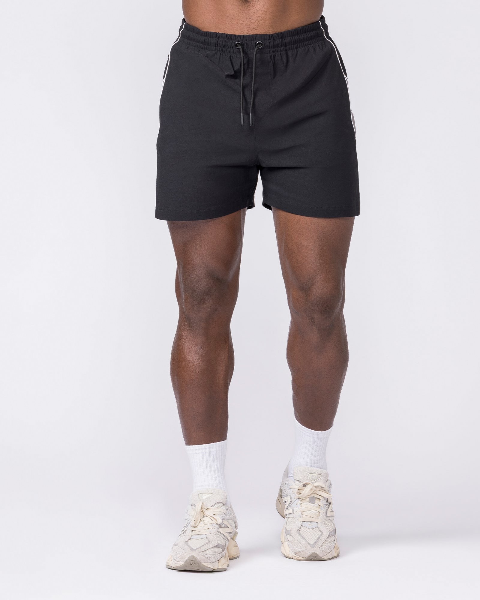 Command Windbreaker Shorts - Black