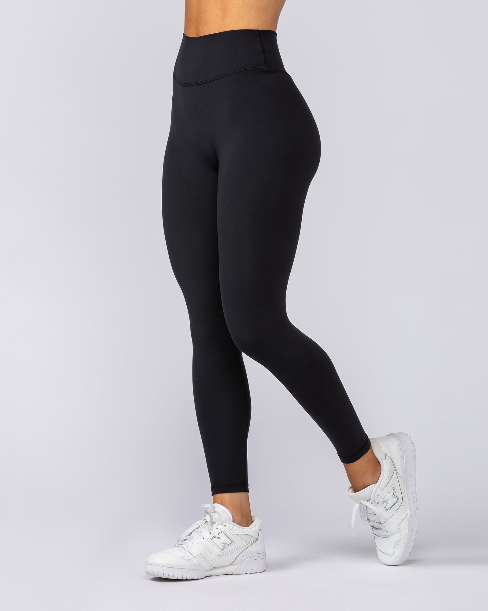 Liberty High Rise Ankle Length Leggings - Black
