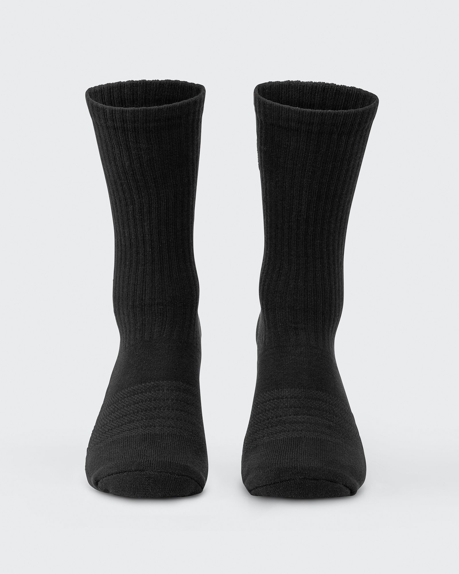 Mens Varsity Crew Sock (2x Pack) - Black