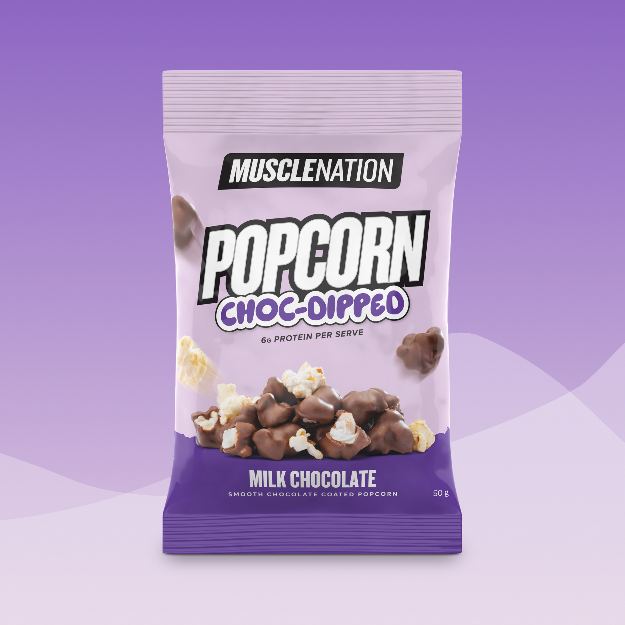 POPCORN CHOC-DIPPED - Milk Chocolate - Single Packet