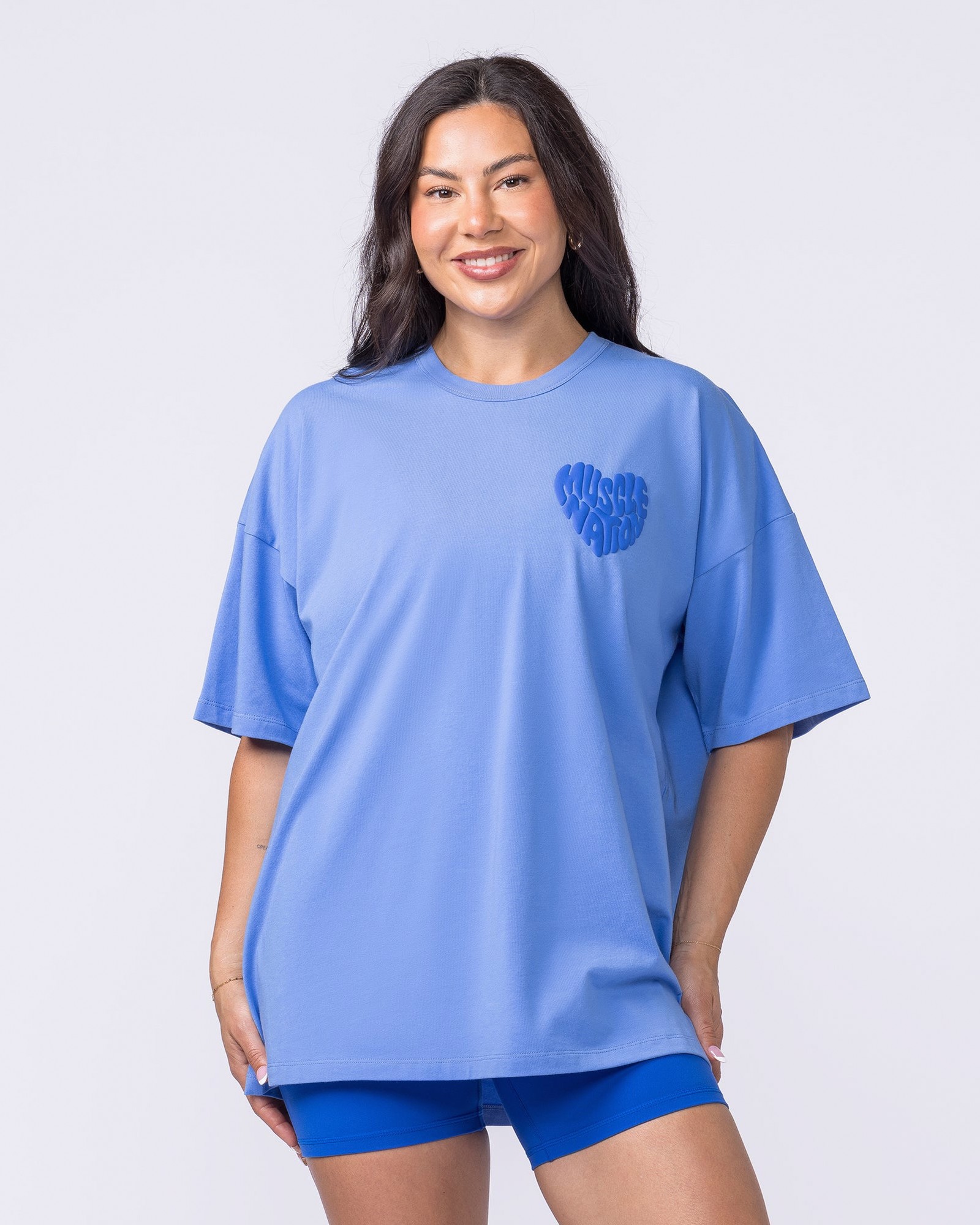 Peachy Oversized Tee - Salt Air