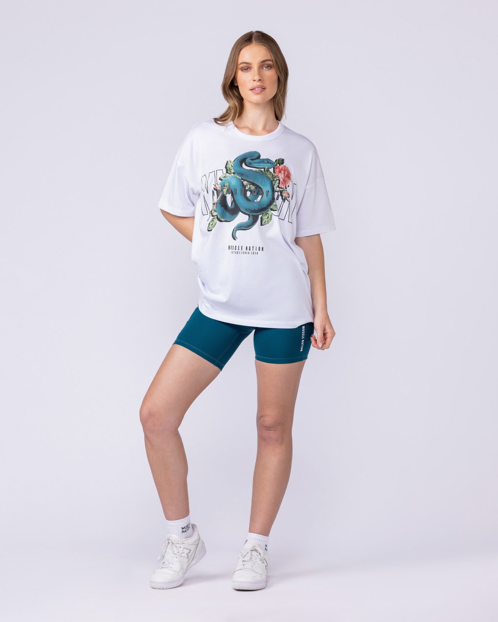 Viper Oversized Tee - White