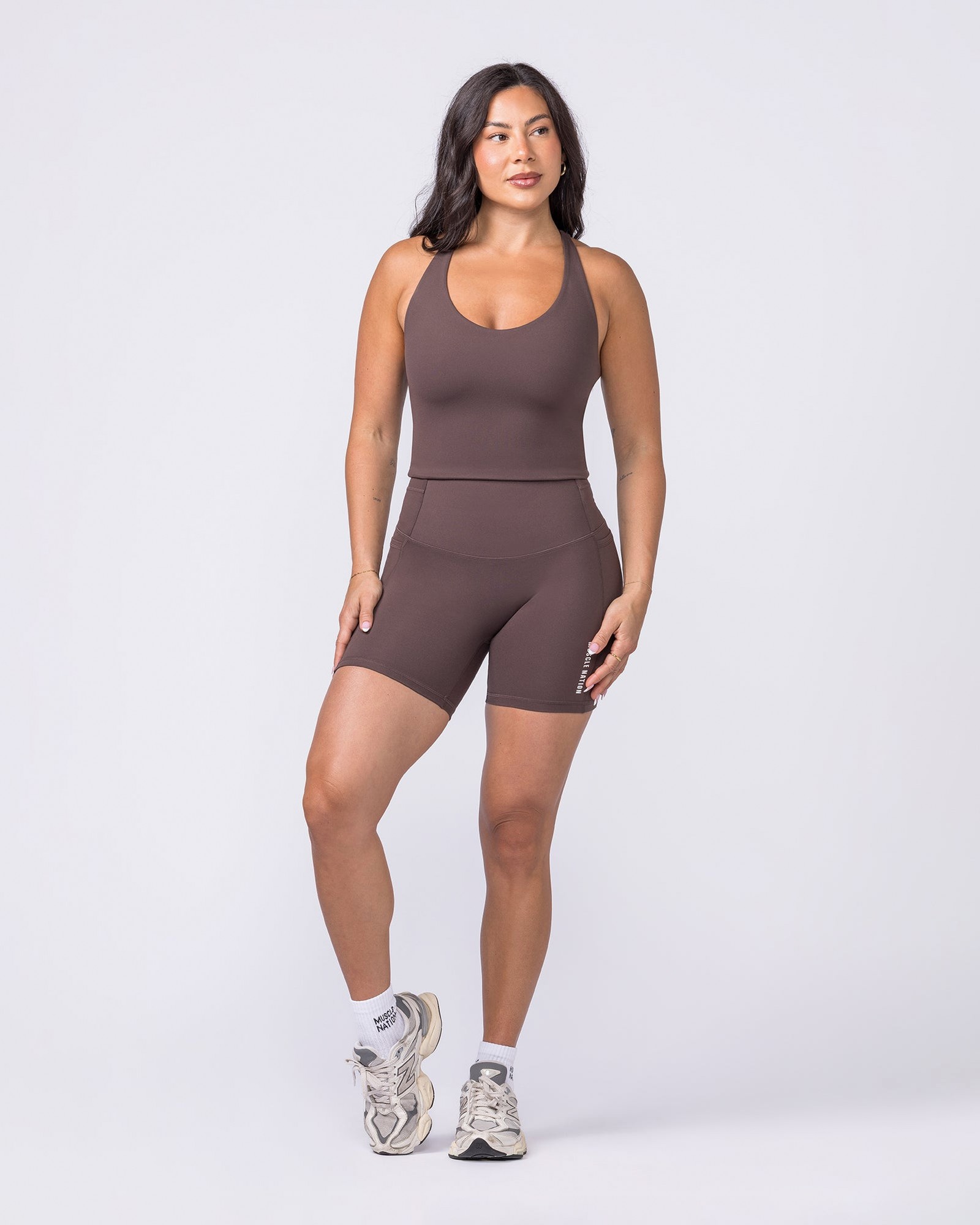 Everyday Form Cropped Tank - Cola