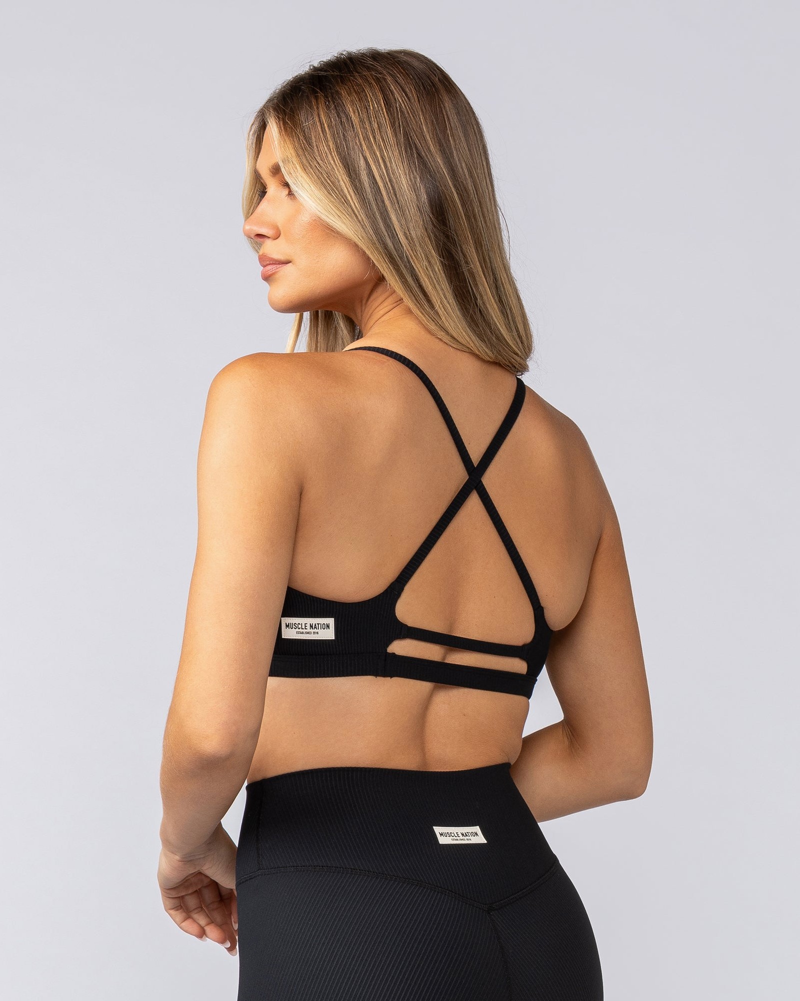 Fantasy Rib Bralette - Black