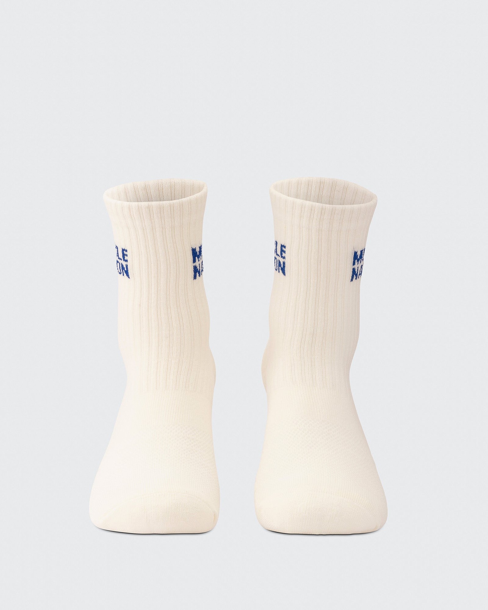 Womens Essential Crew Socks (3x Pack) - Navy / Hawaiian Blue / Off White