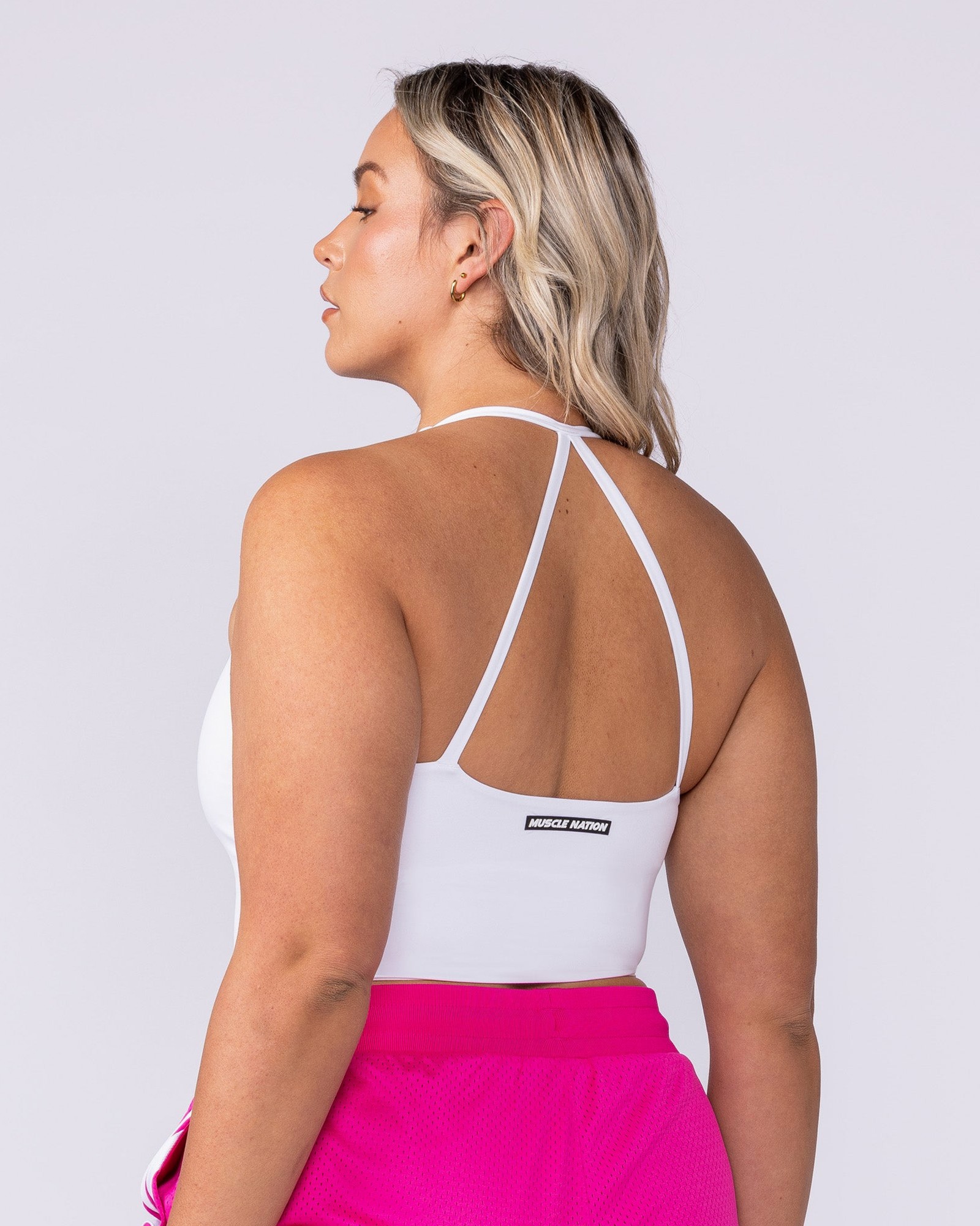Captivate Bra Tank - White