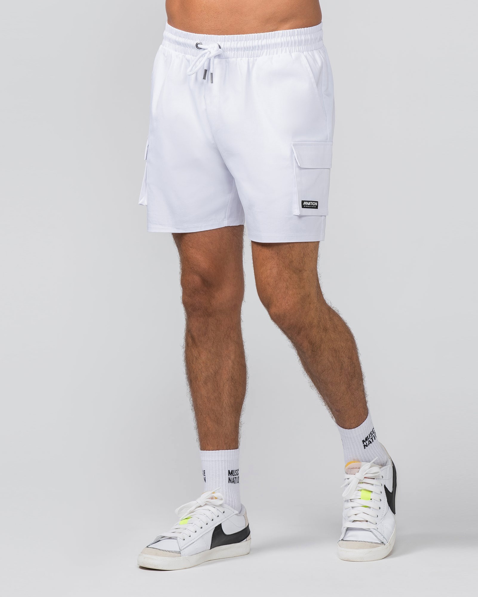 Daily Cargo 5" Shorts - White