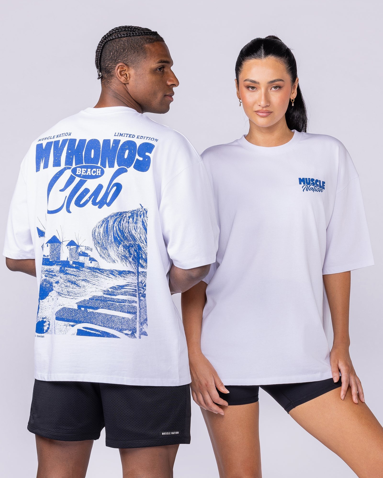 Mykonos Oversized Tee - White