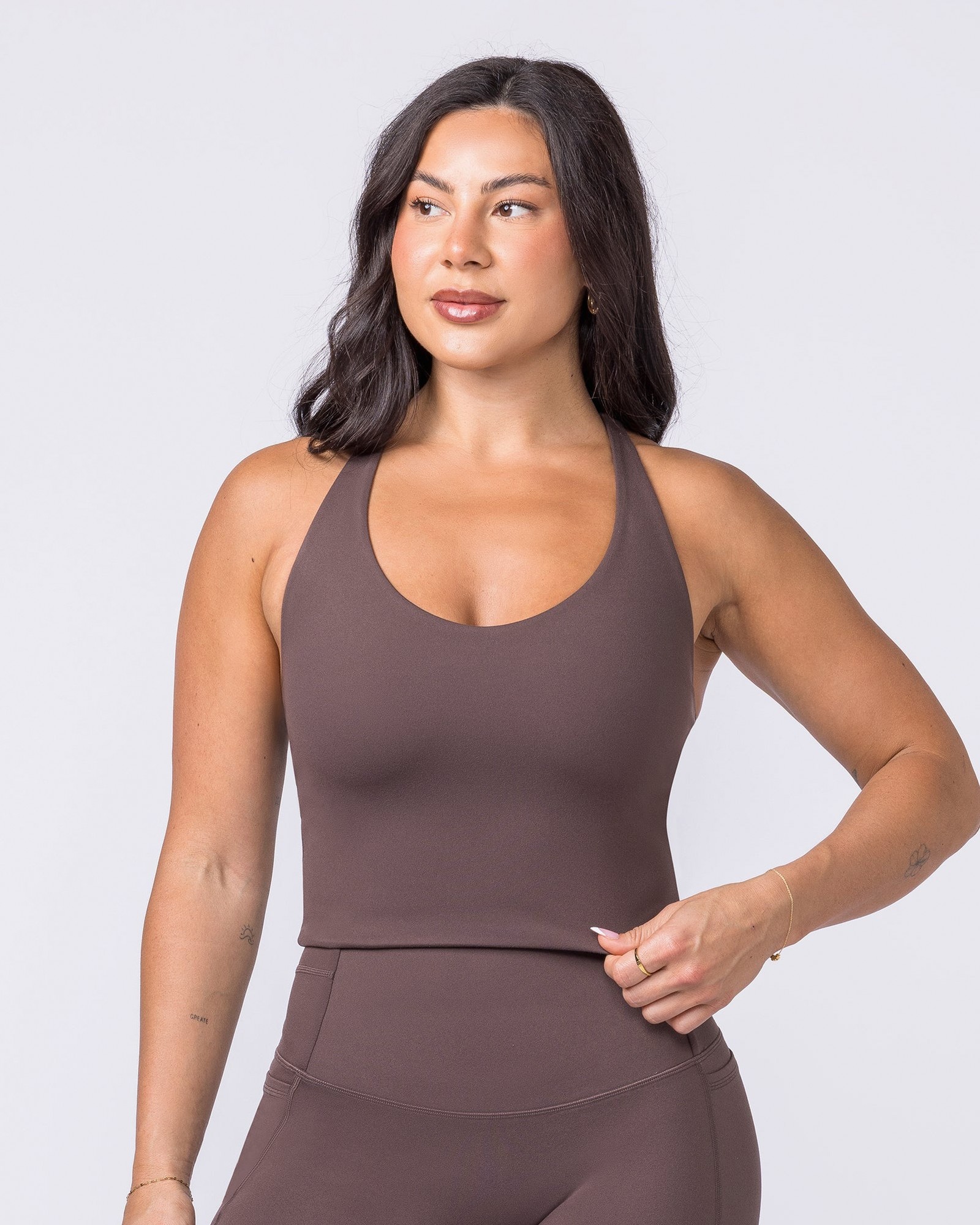 Everyday Form Cropped Tank - Cola