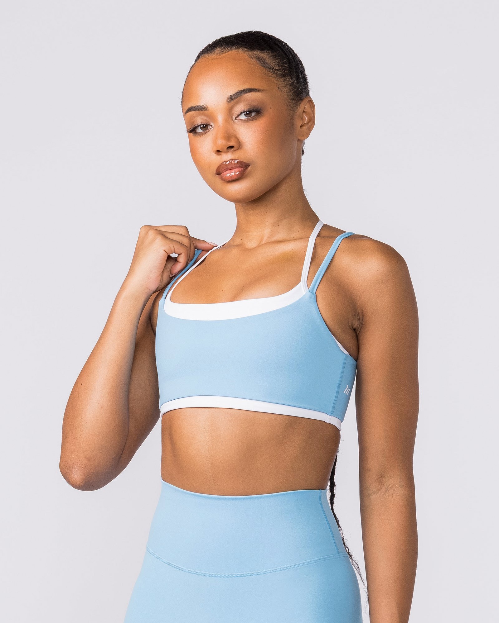 Duo Bralette - White/Frosted