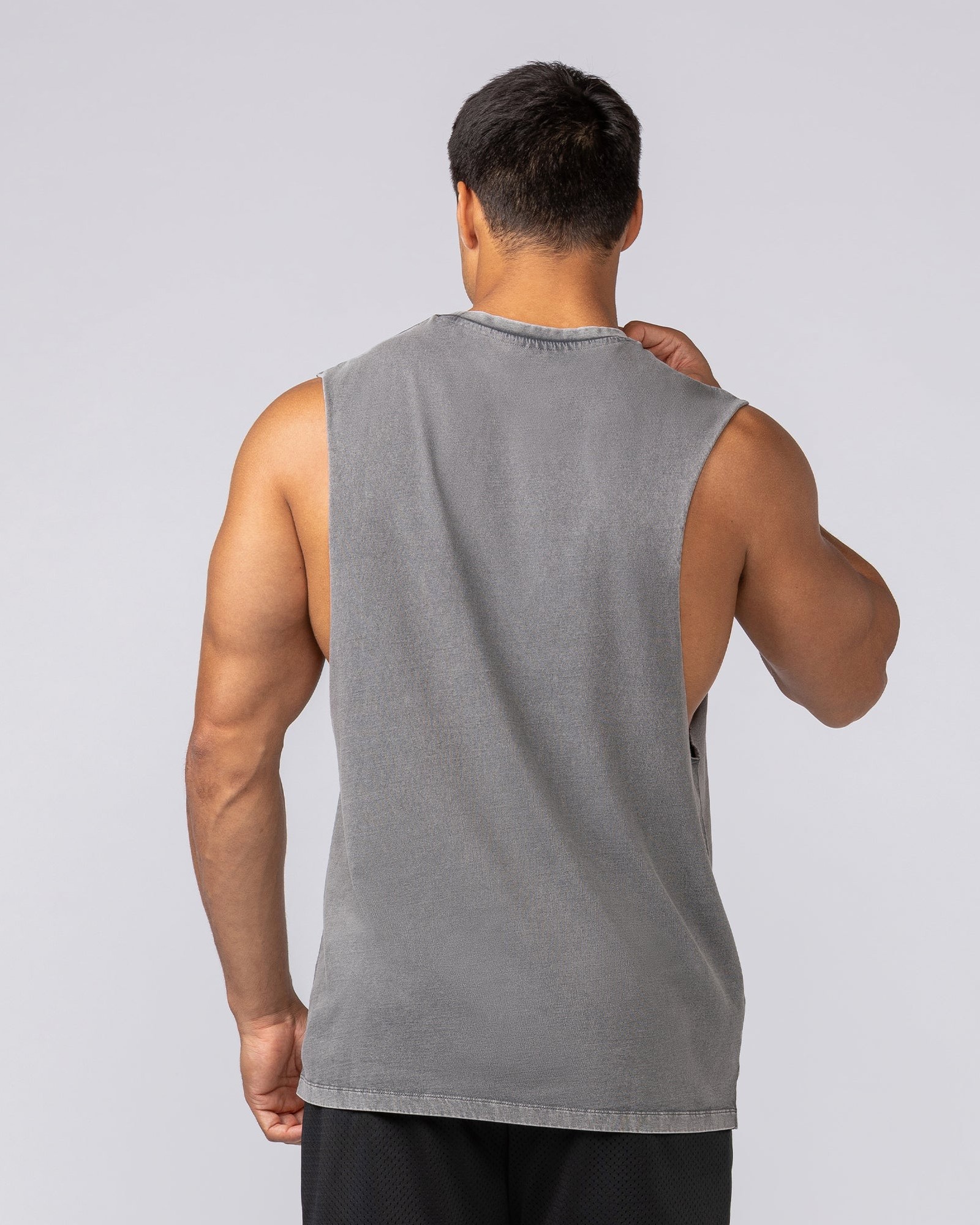 Varsity Training Drop Arm Vintage Tank - Washed Tornado