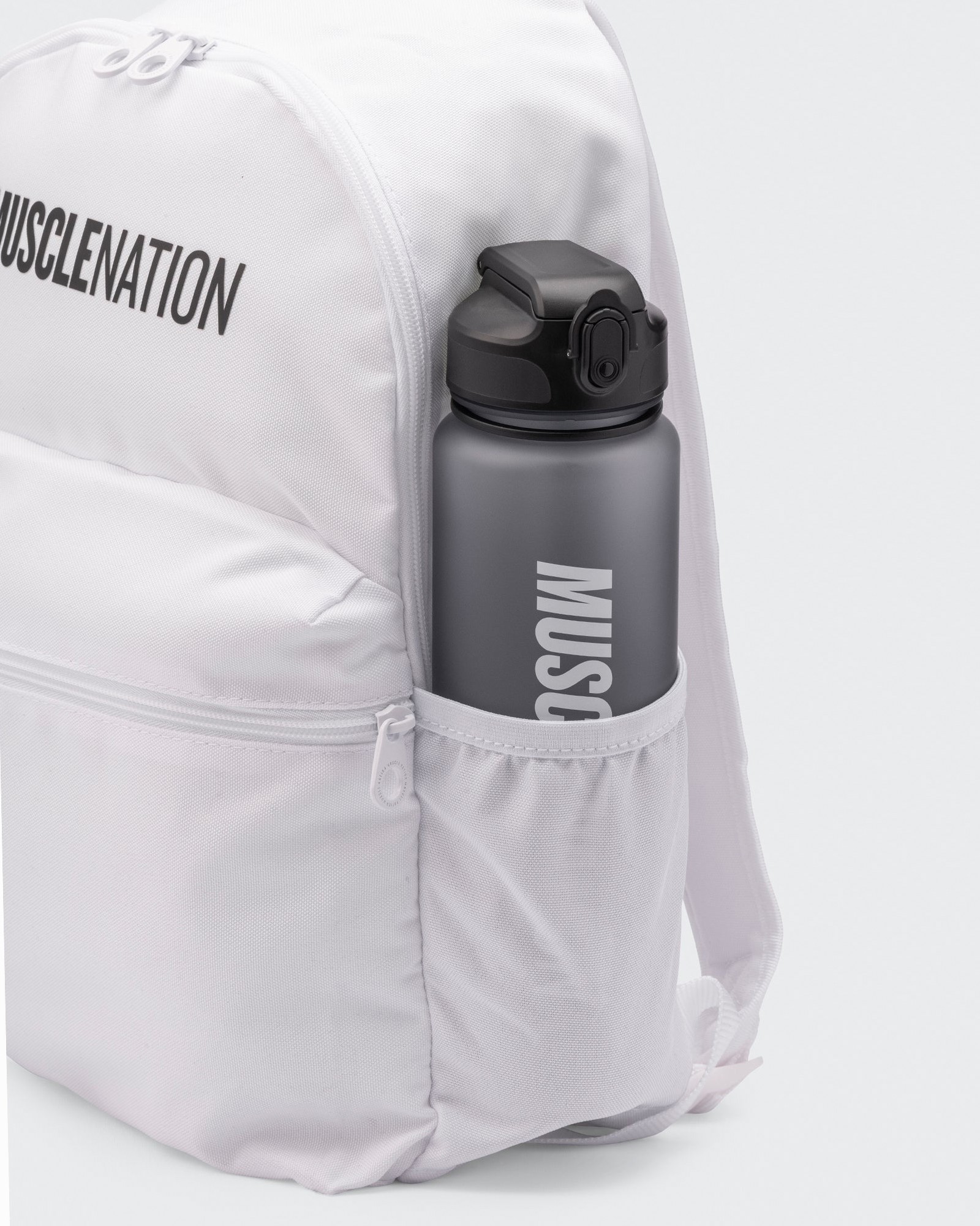 Muscle Nation Backpack - White