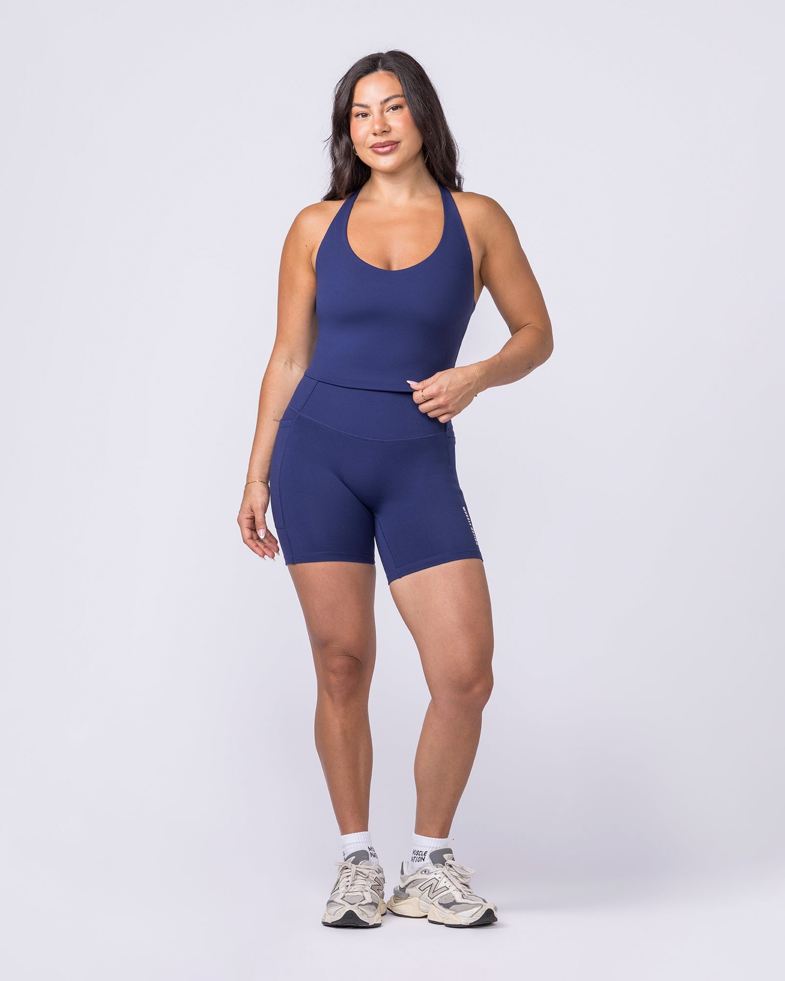Everyday Form Cropped Tank - Classic Navy