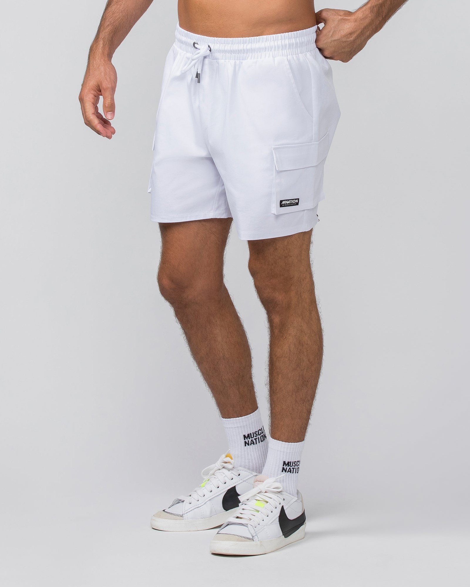 Daily Cargo 5" Shorts - White
