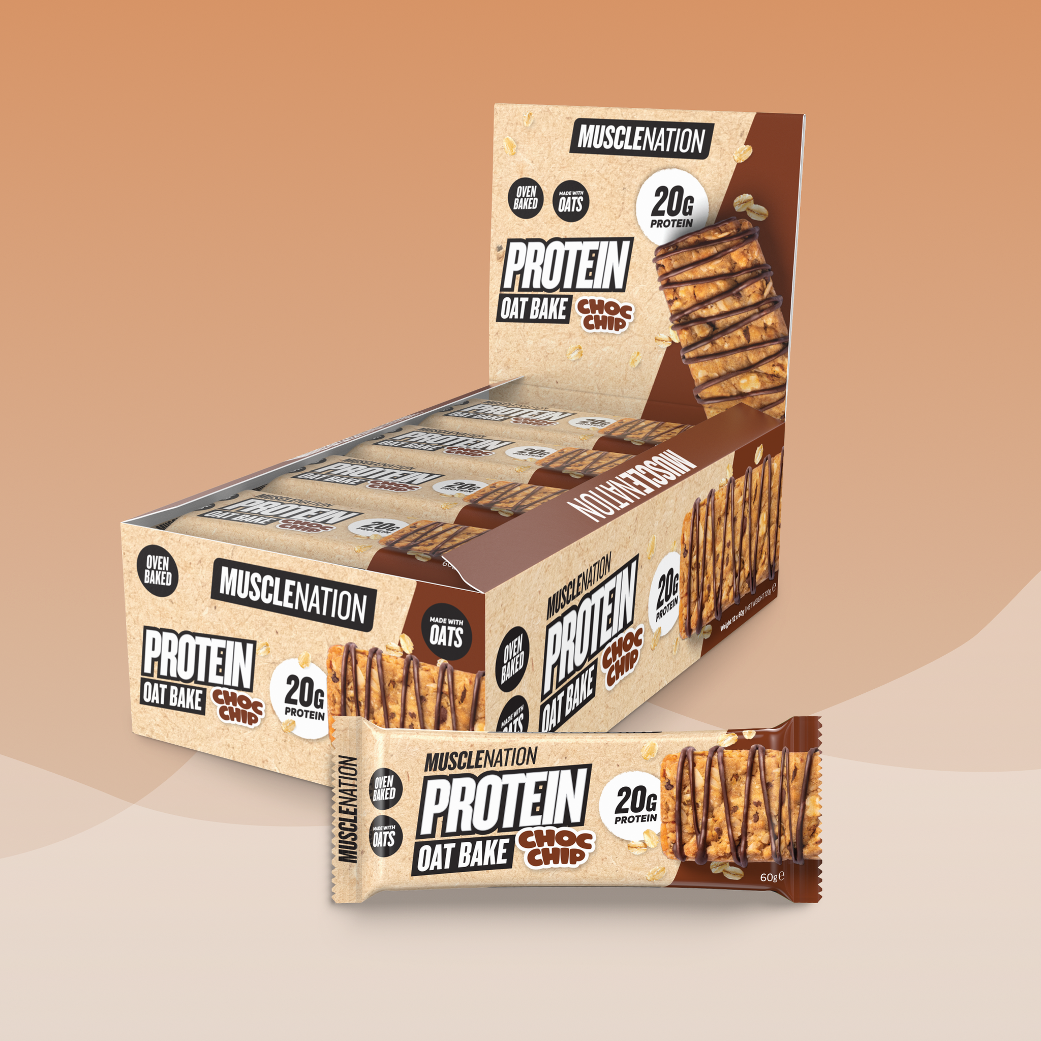 PROTEIN Oat Bake - Choc Chip - Box of 12