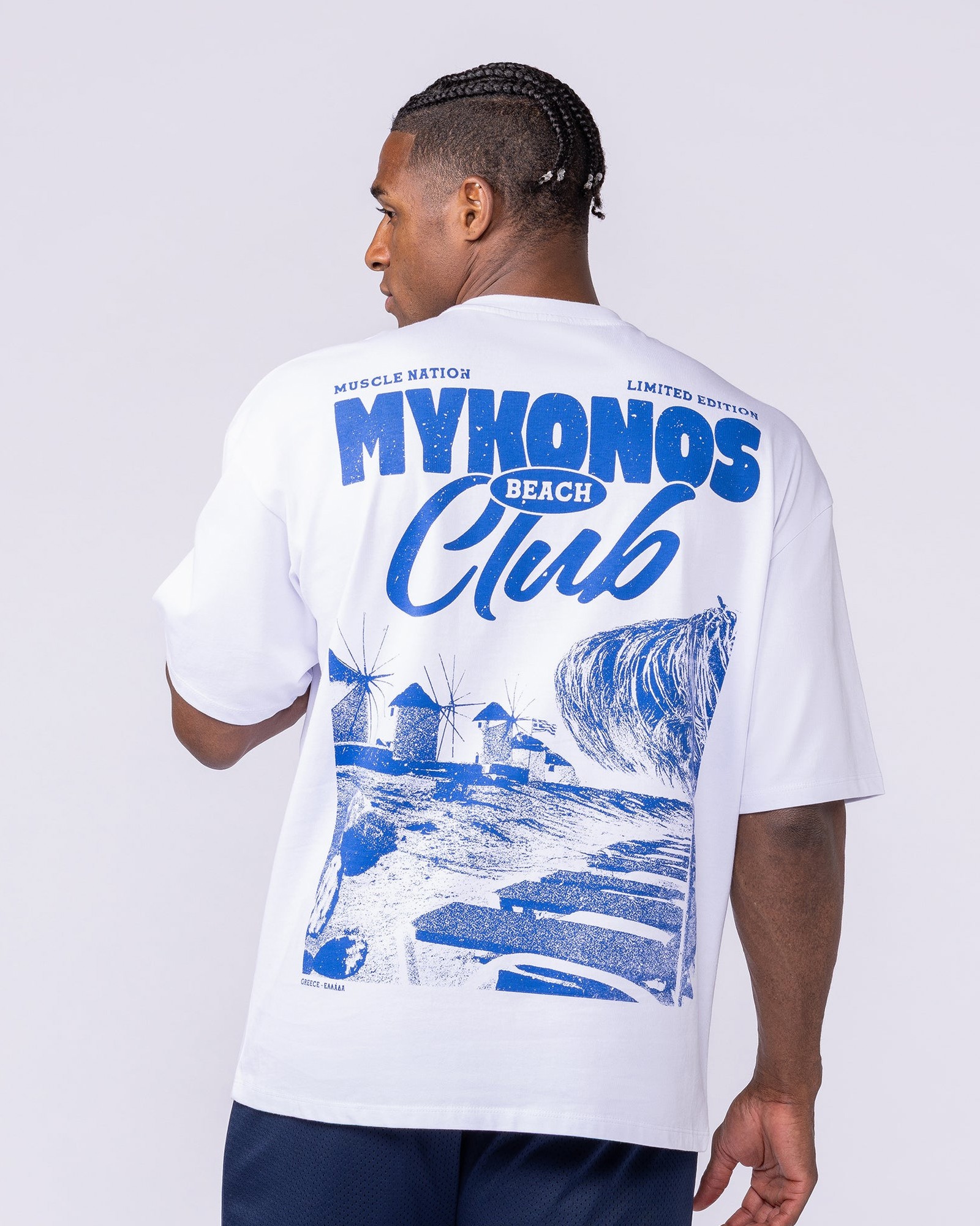 Mykonos Oversized Tee - White