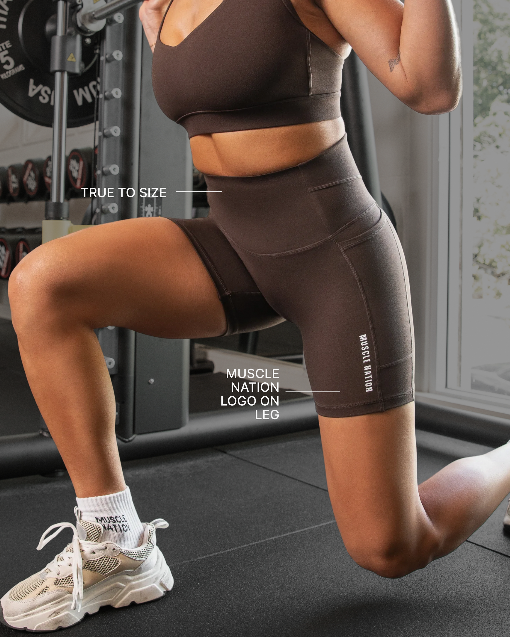 Unrivalled Everyday Pocket Bike Shorts - Cocoa