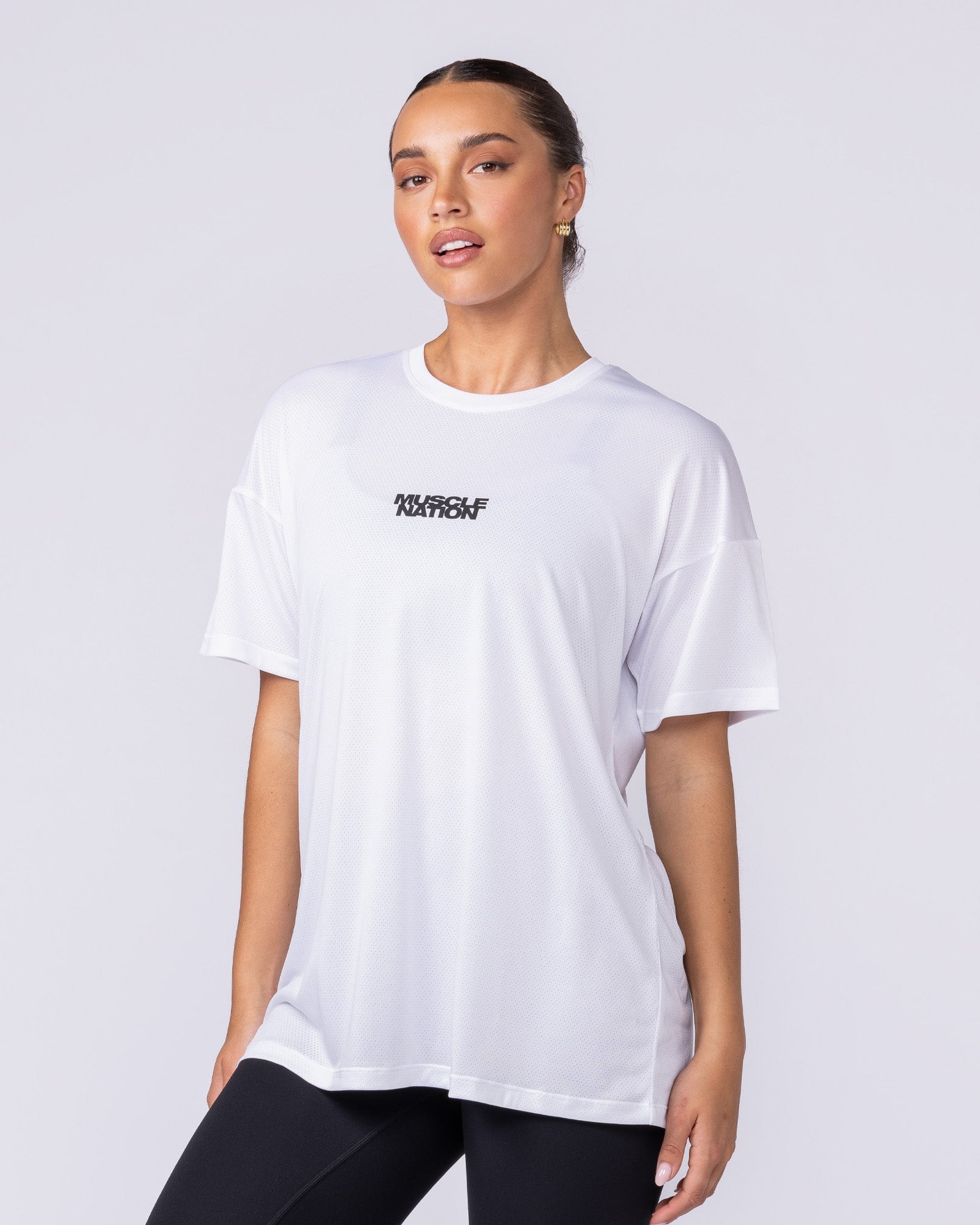 Womens Relaxed Training Tee - White