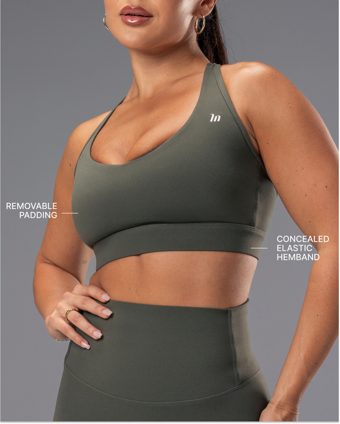 Elite Support Bra - Eucalyptus